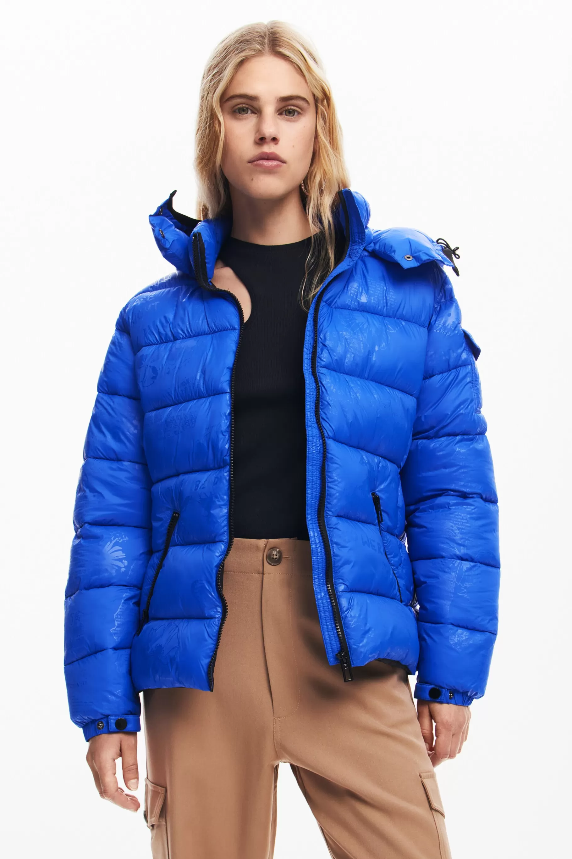 Desigual Abrigo acolchado*Mujer Abrigos Y Chaquetas