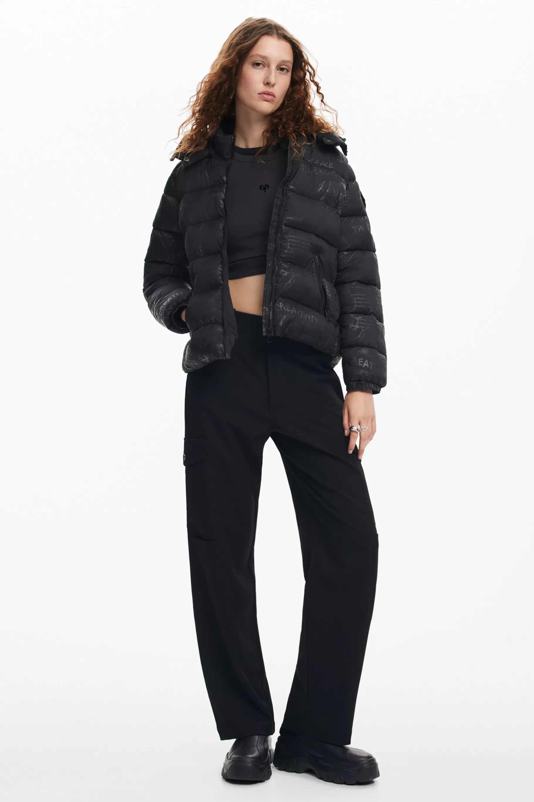 Desigual Abrigo acolchado*Mujer Abrigos Y Chaquetas