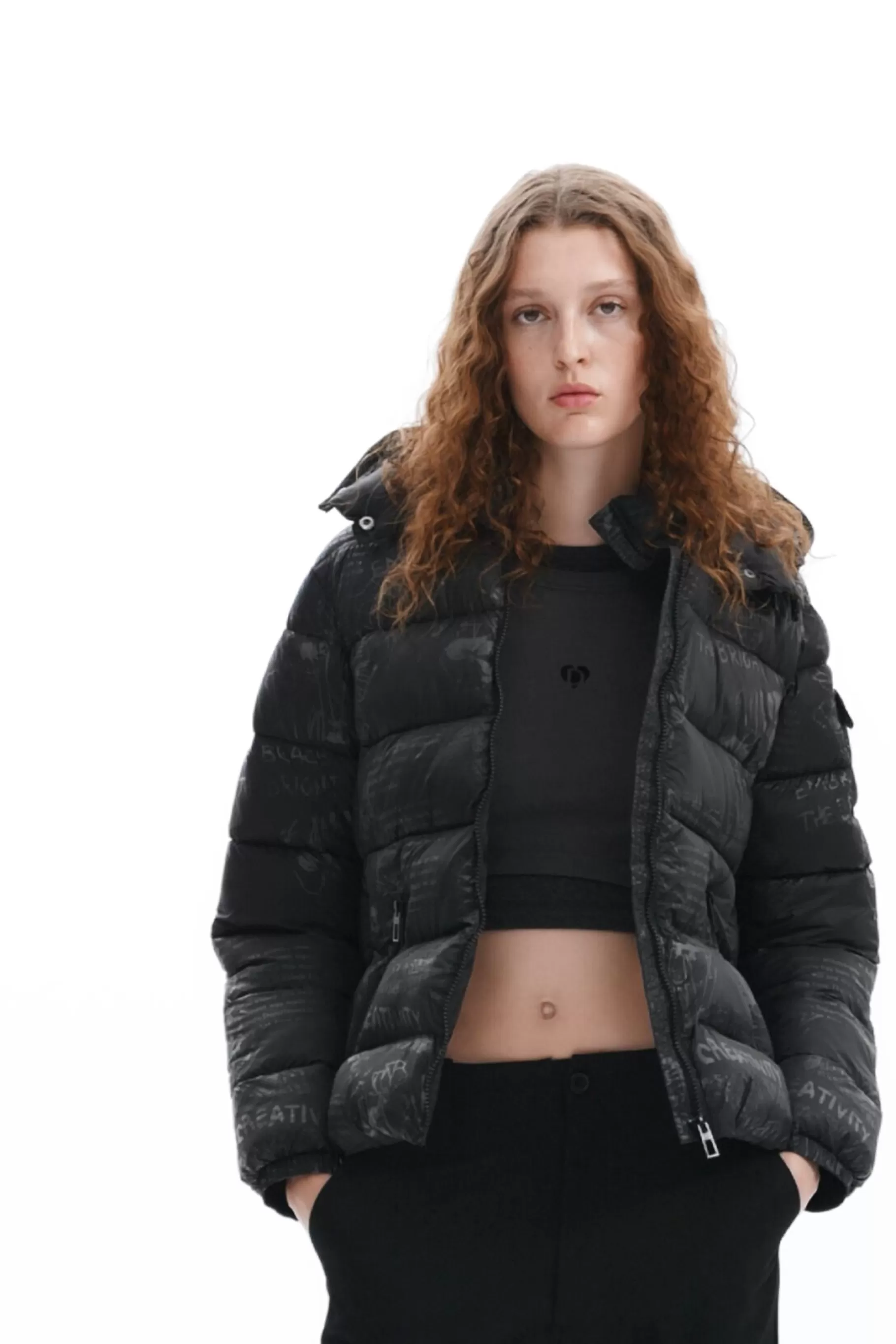 Desigual Abrigo acolchado*Mujer Abrigos Y Chaquetas