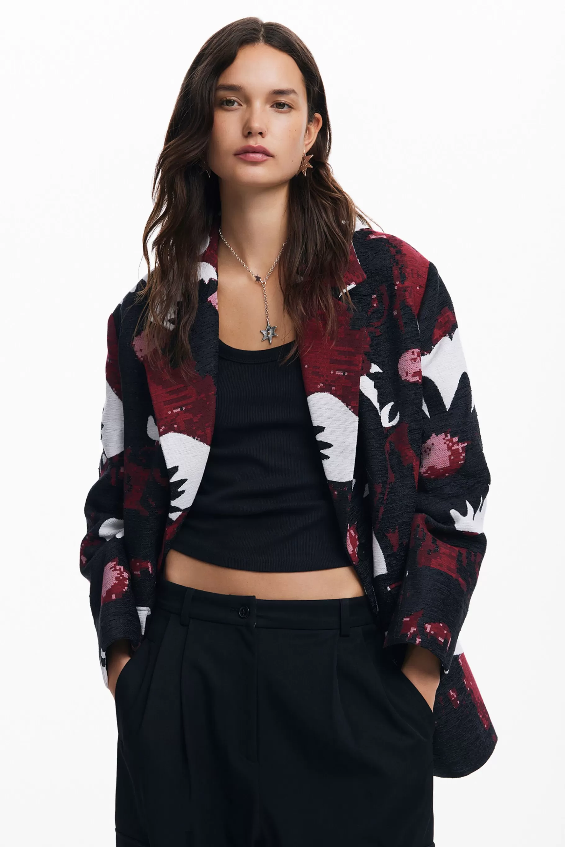 Desigual Abrigo floral M. Christian Lacroix*Mujer Abrigos Y Chaquetas