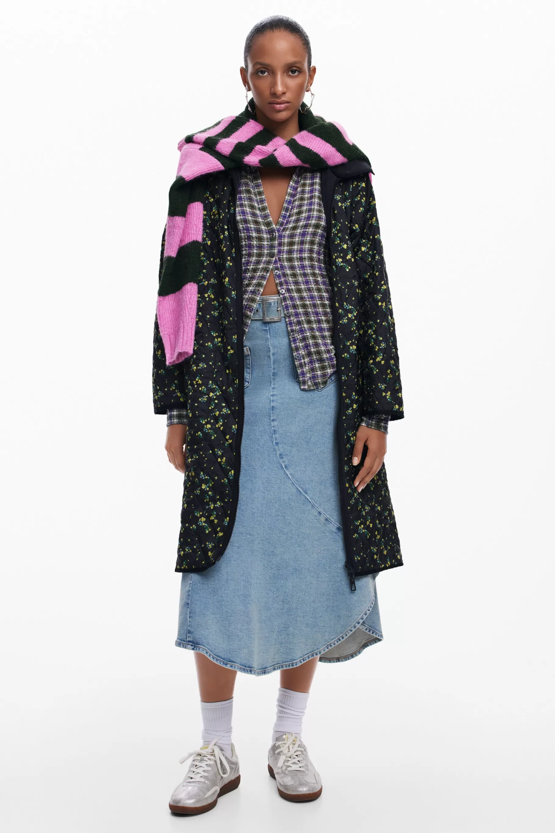 Desigual Abrigo largo acolchado*Mujer Abrigos Y Chaquetas