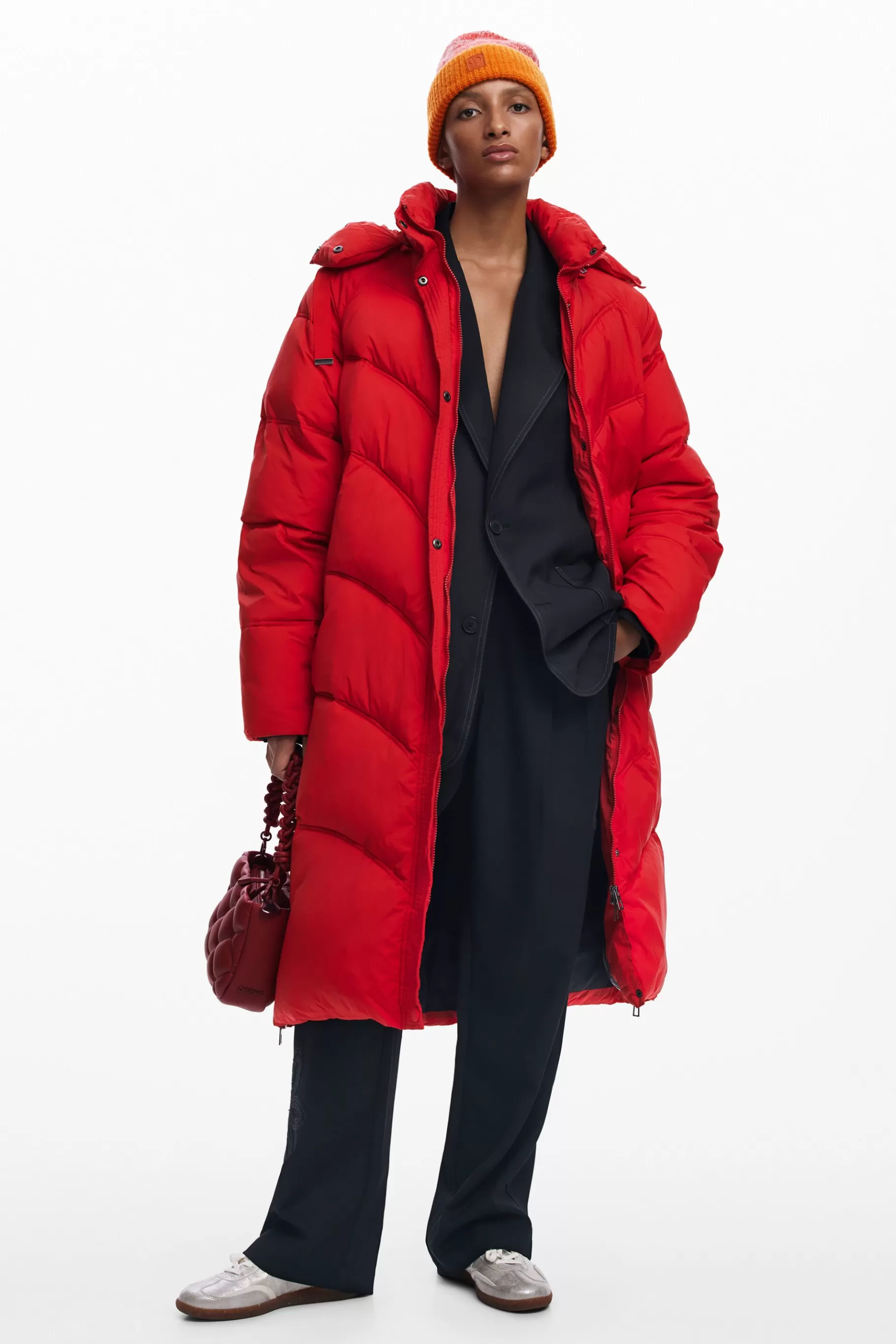 Desigual Abrigo largo acolchado*Mujer Abrigos Y Chaquetas