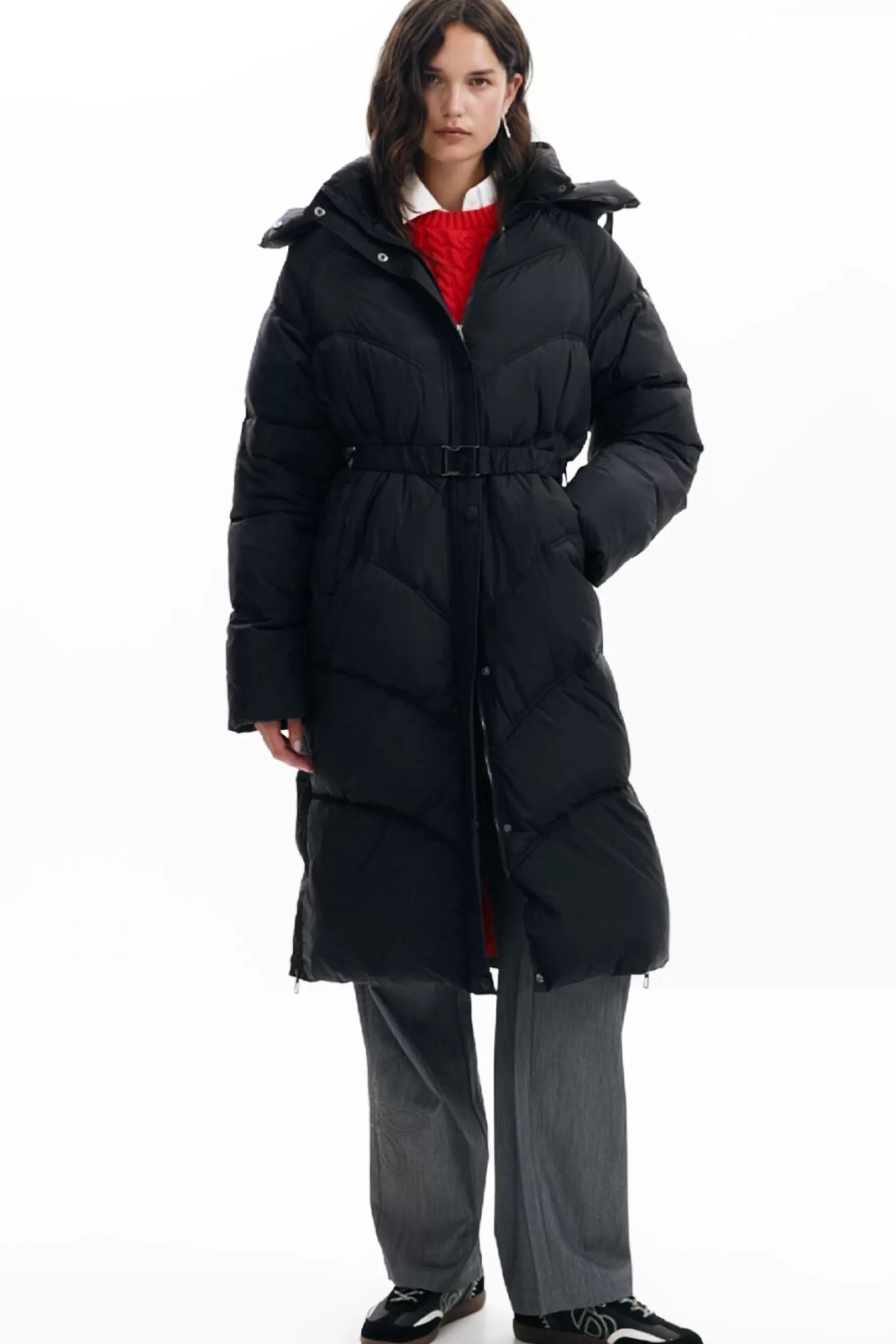 Desigual Abrigo largo acolchado*Mujer Abrigos Y Chaquetas