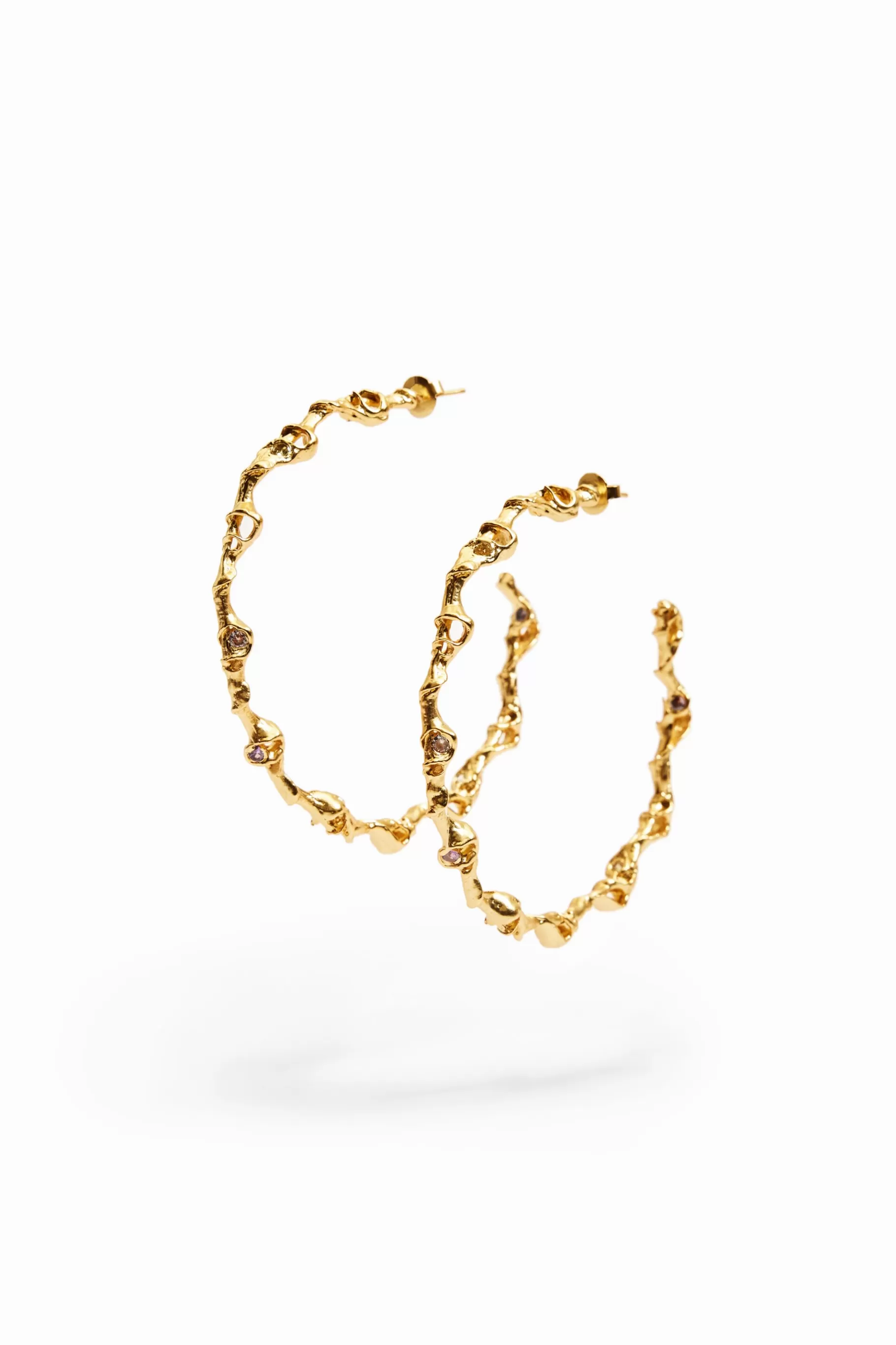 Desigual Aros XL baño oro Zalio*Mujer Joyería