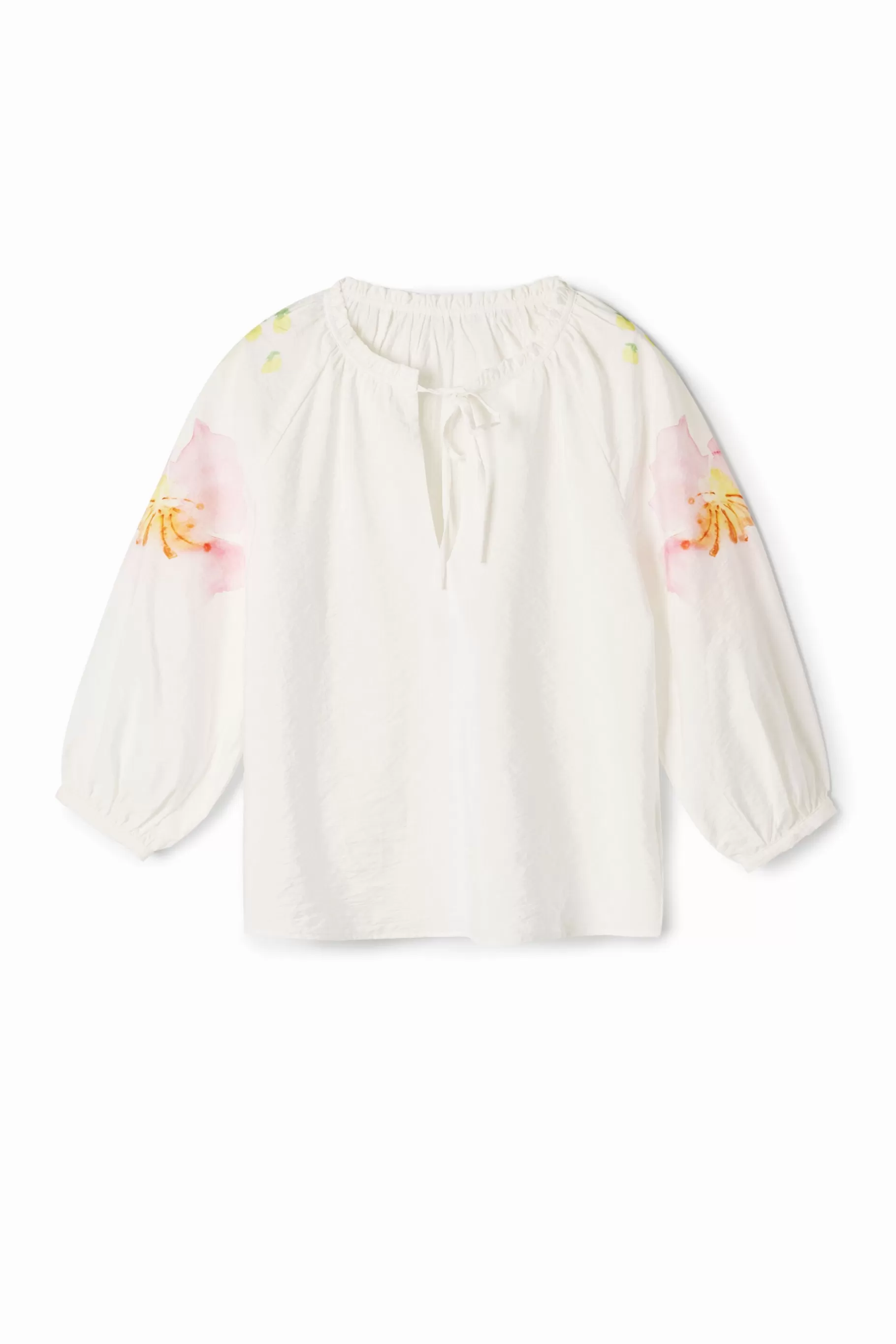 Desigual Blusa vaporosa con estampado de flores en acuarela*Mujer Camisas Y Blusas