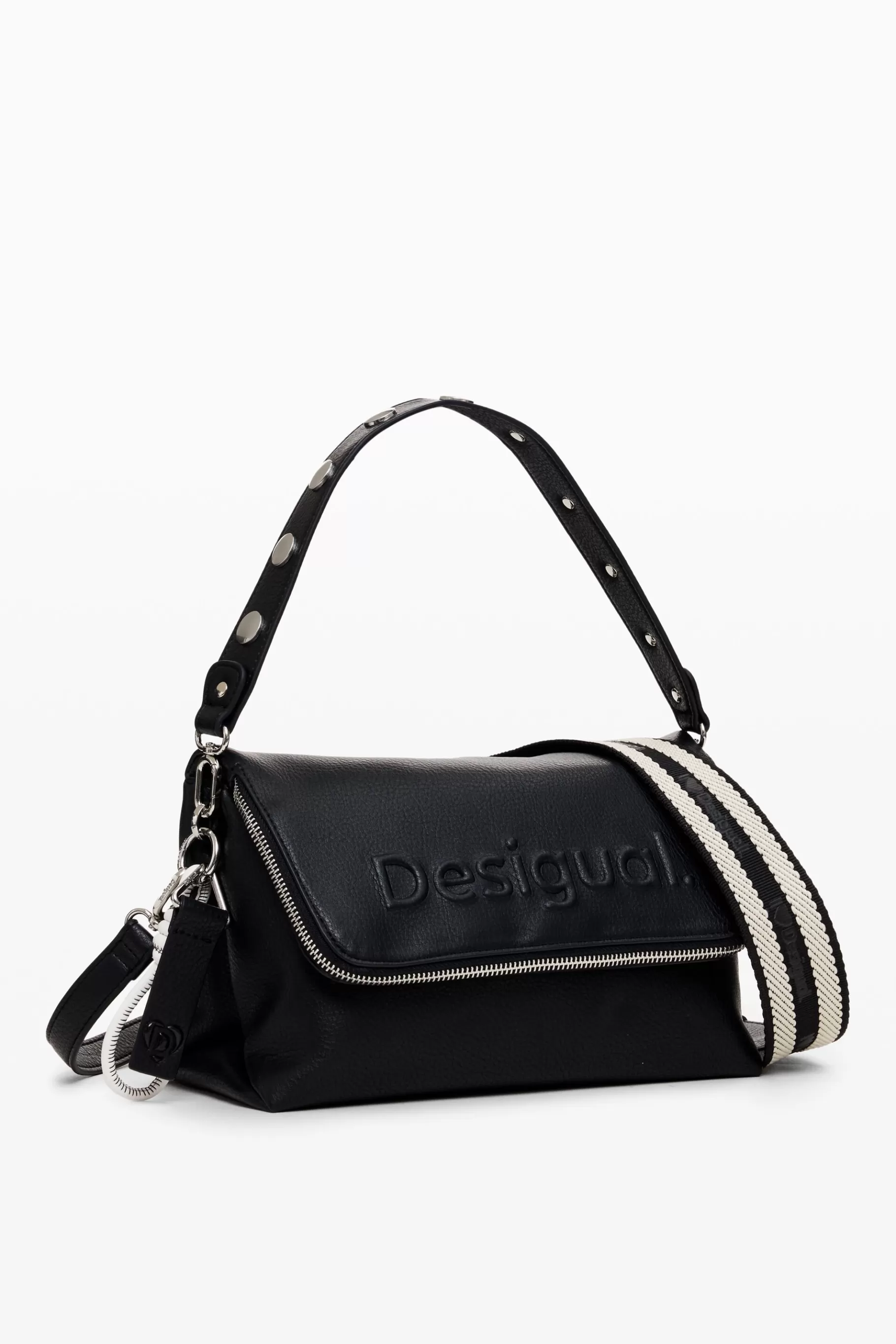 Desigual Bolso bandolera M Half Logo*Mujer Bolsos