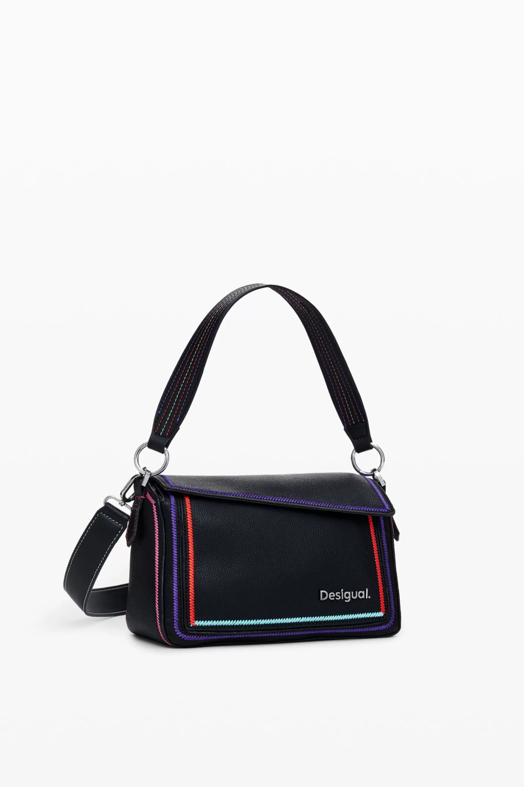 Desigual Bolso de mano multilineal cremallera*Mujer Bolsos