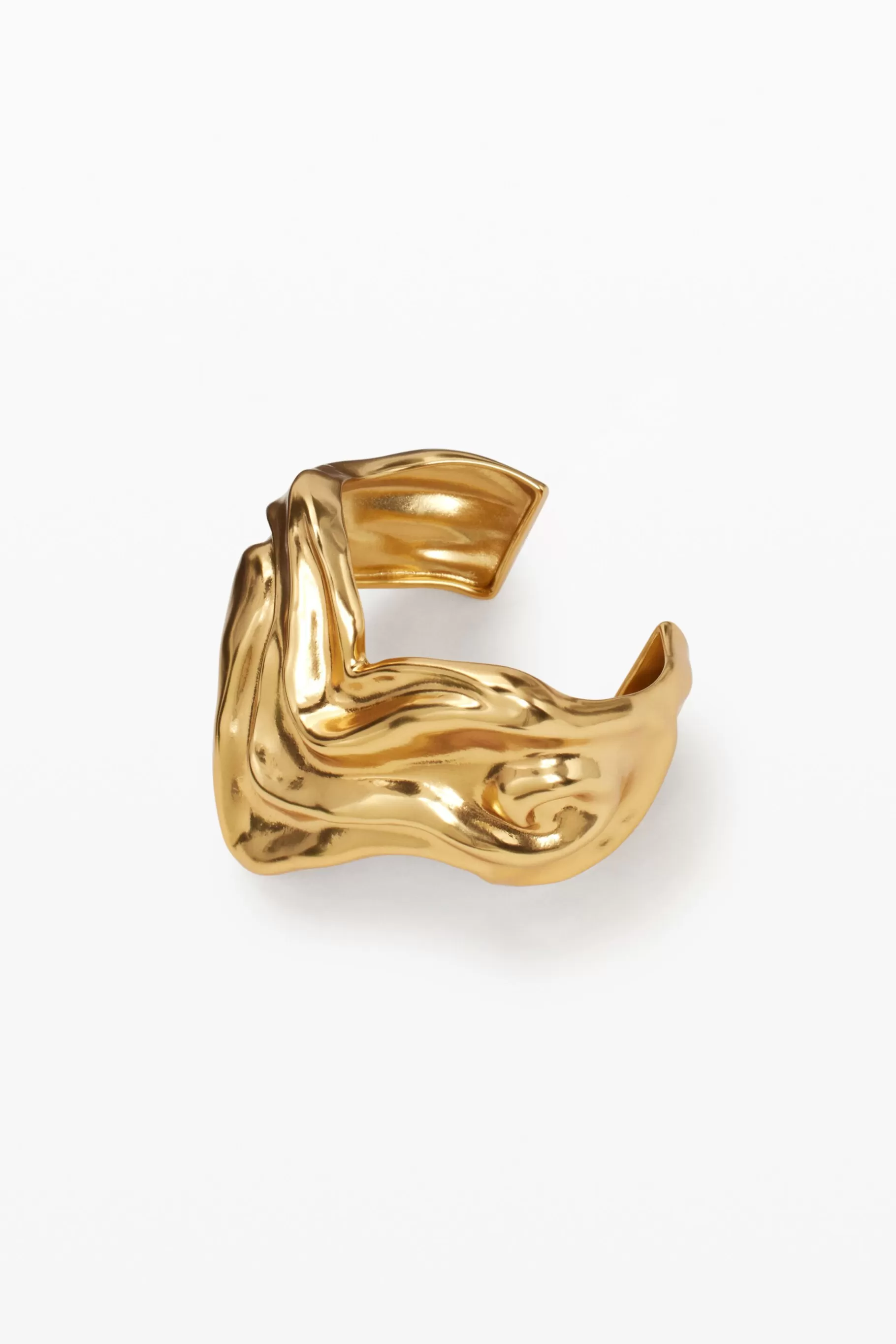 Desigual Brazalete corazón baño oro Zalio*Mujer Joyería