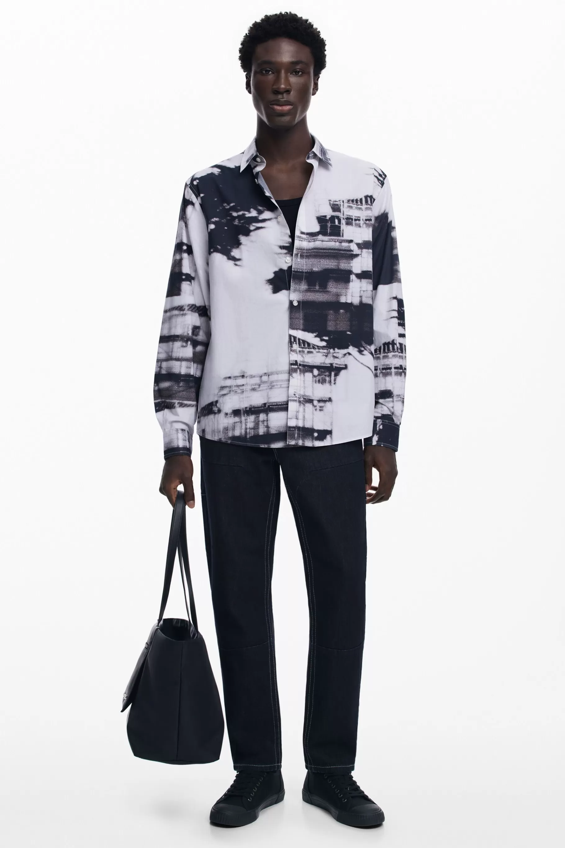 Desigual Camisa estampado urbano*Hombre Camisetas | Camisas