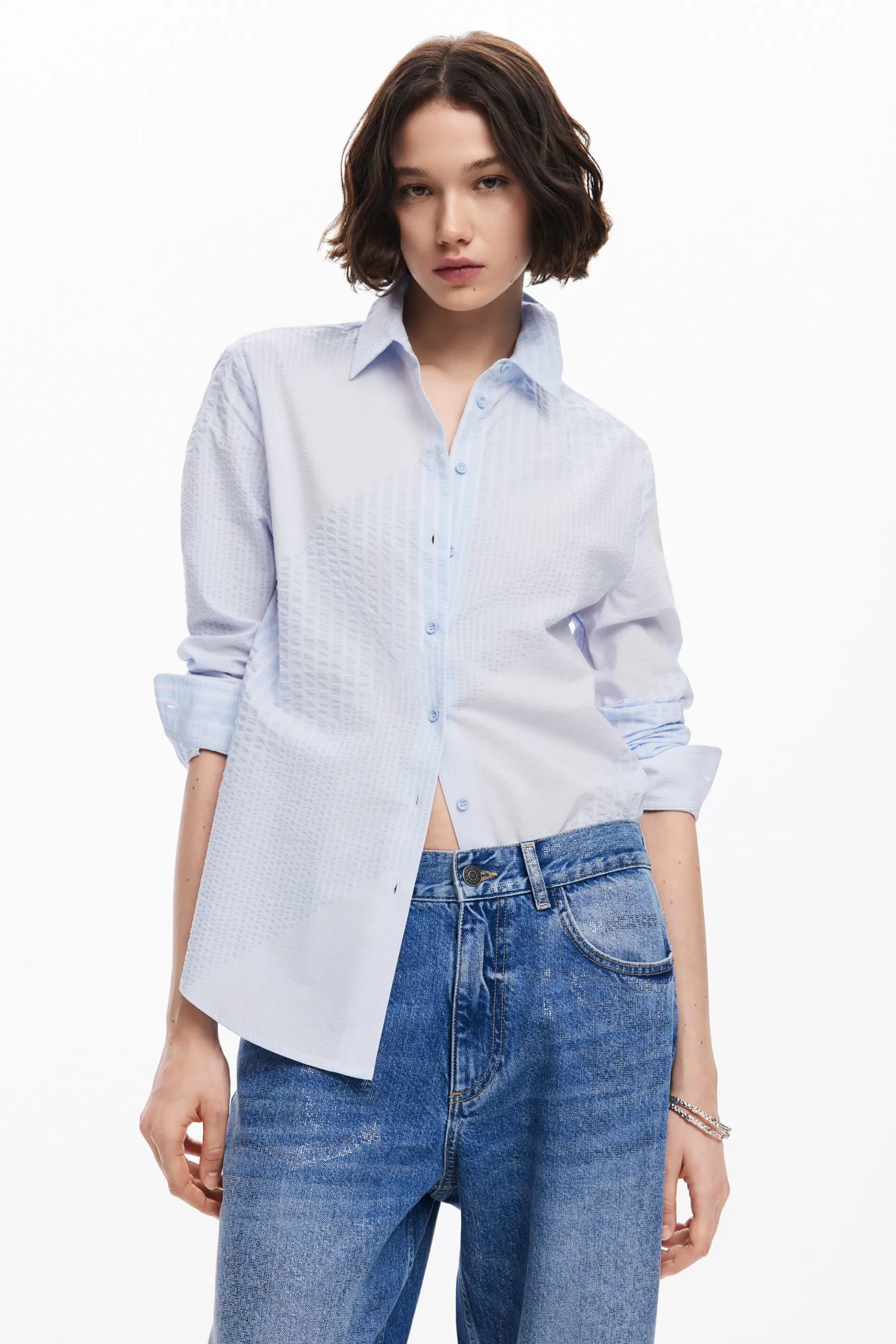 Desigual Camisa lisa*Mujer Camisas Y Blusas