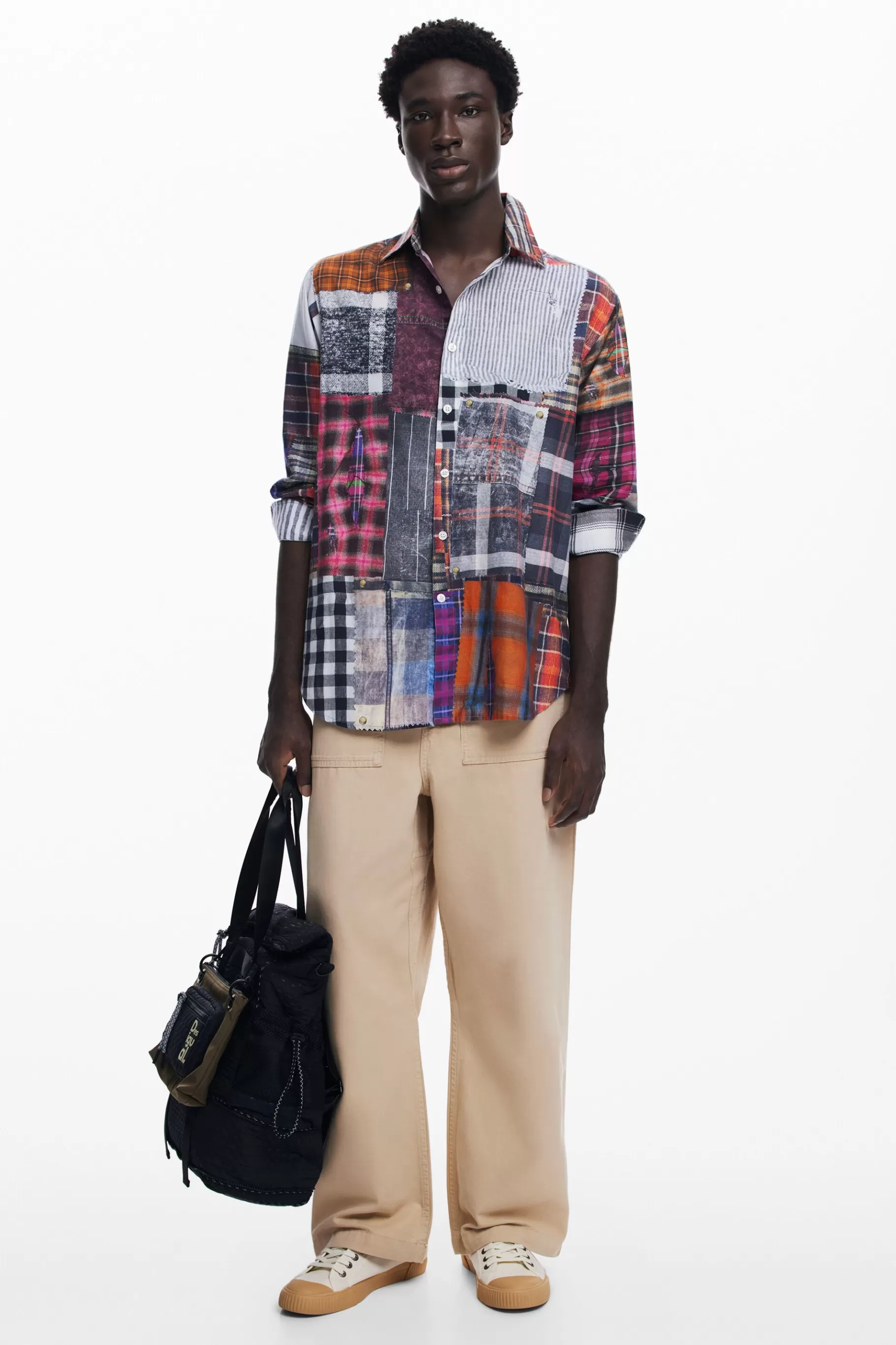 Desigual Camisa parcheada*Hombre Camisetas | Camisas