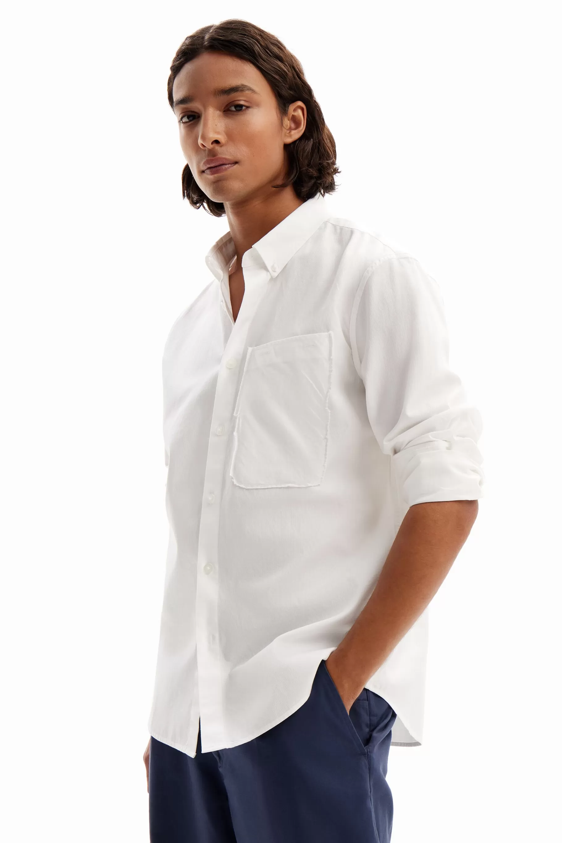 Desigual Camisa popelín patchwork*Hombre Camisetas | Camisas