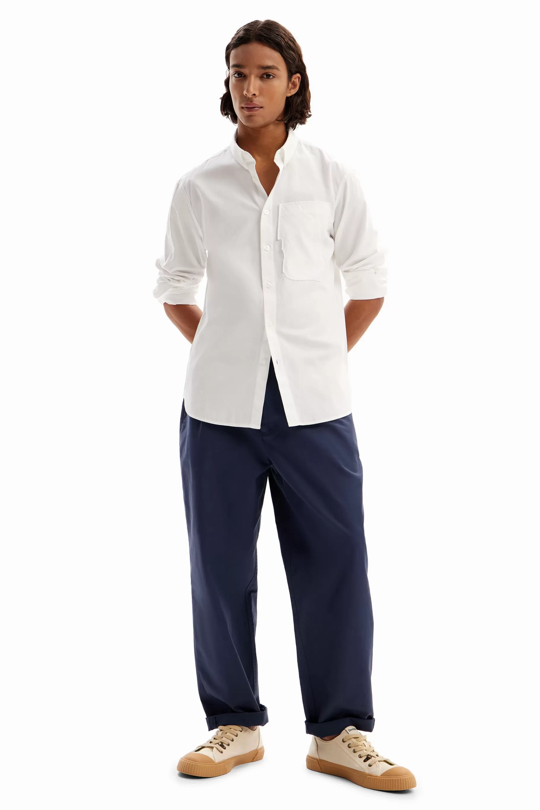 Desigual Camisa popelín patchwork*Hombre Camisetas | Camisas