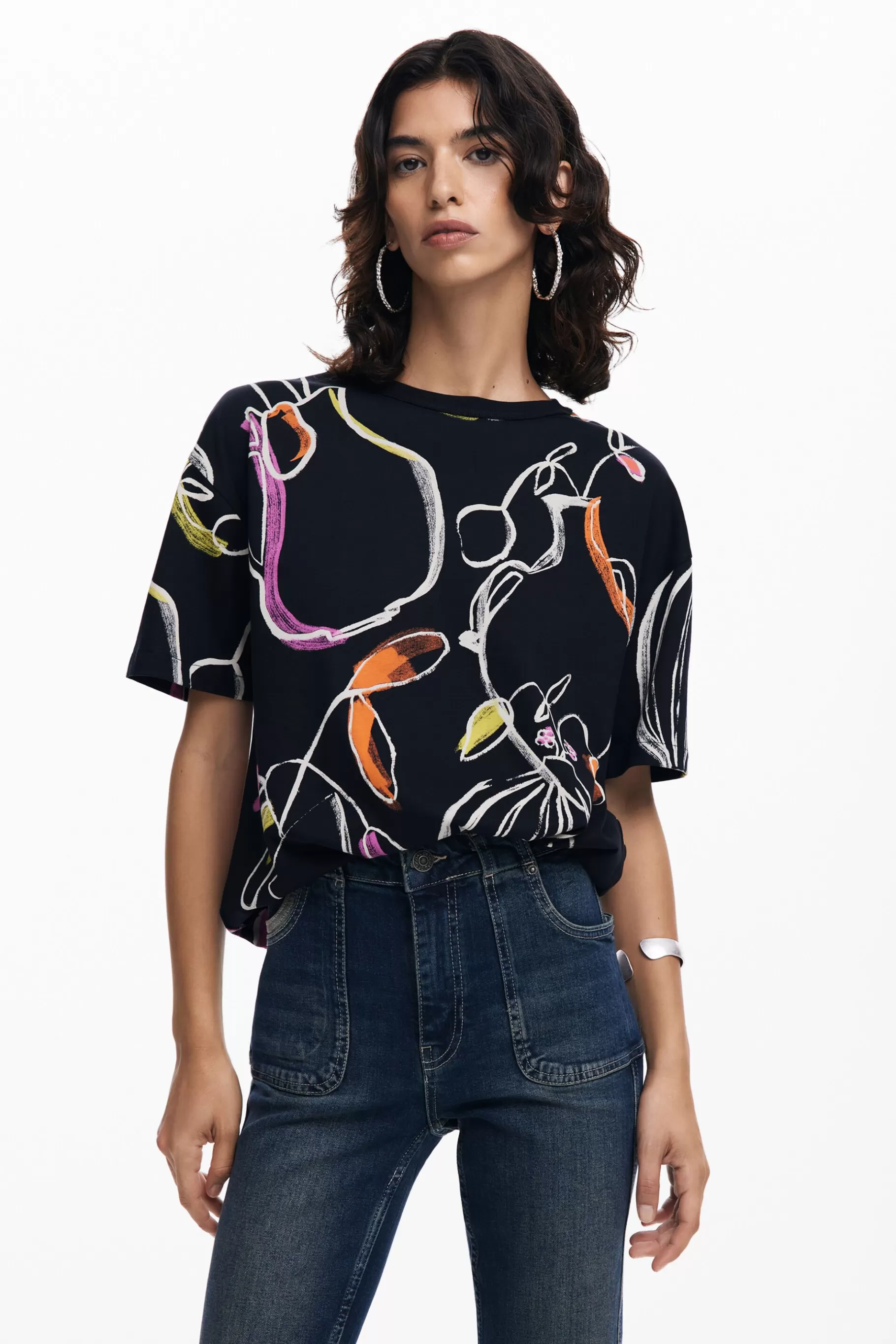 Desigual Camiseta arty*Mujer Camisas Y Blusas | Camisetas