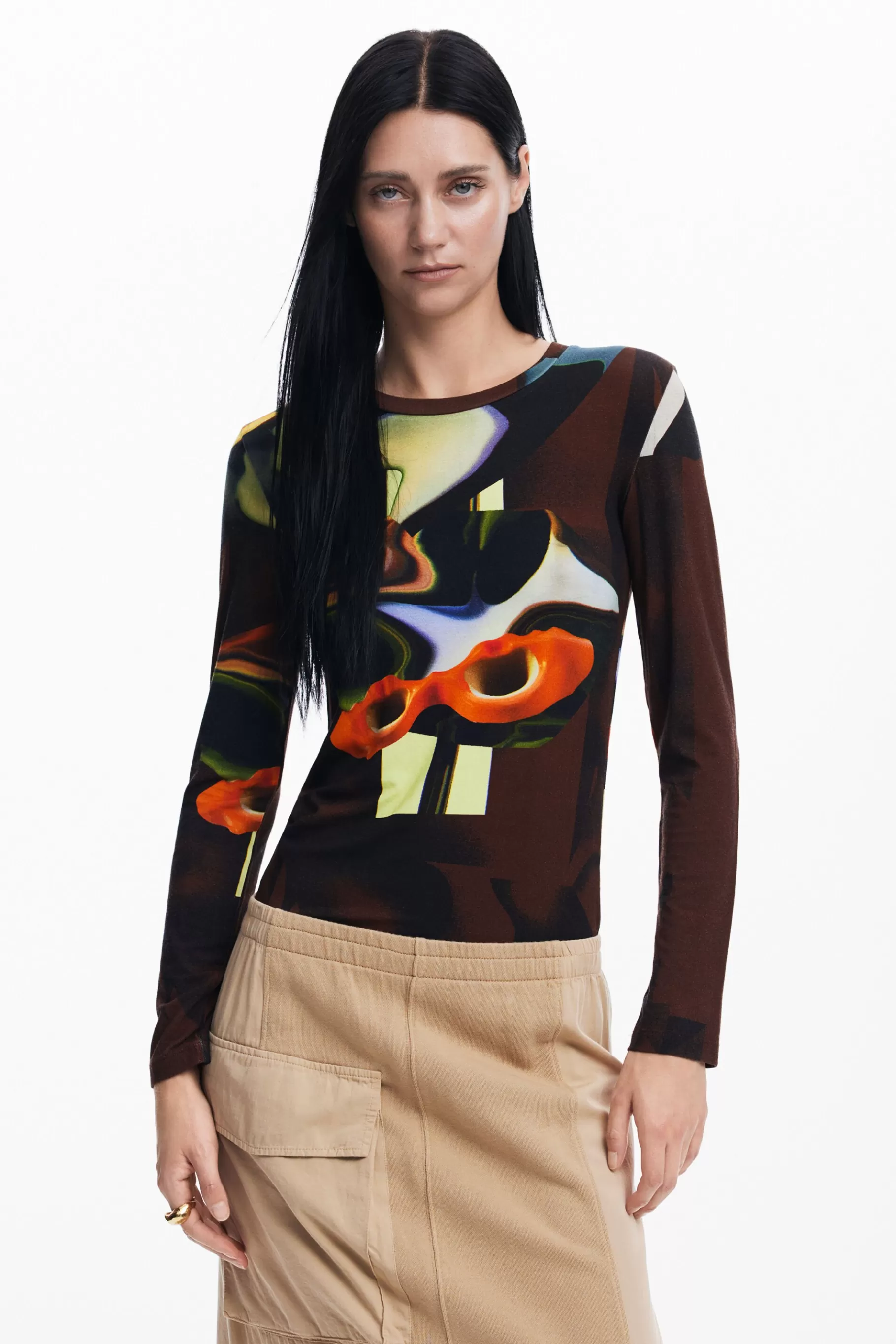 Desigual Camiseta arty*Mujer Camisas Y Blusas | Camisetas