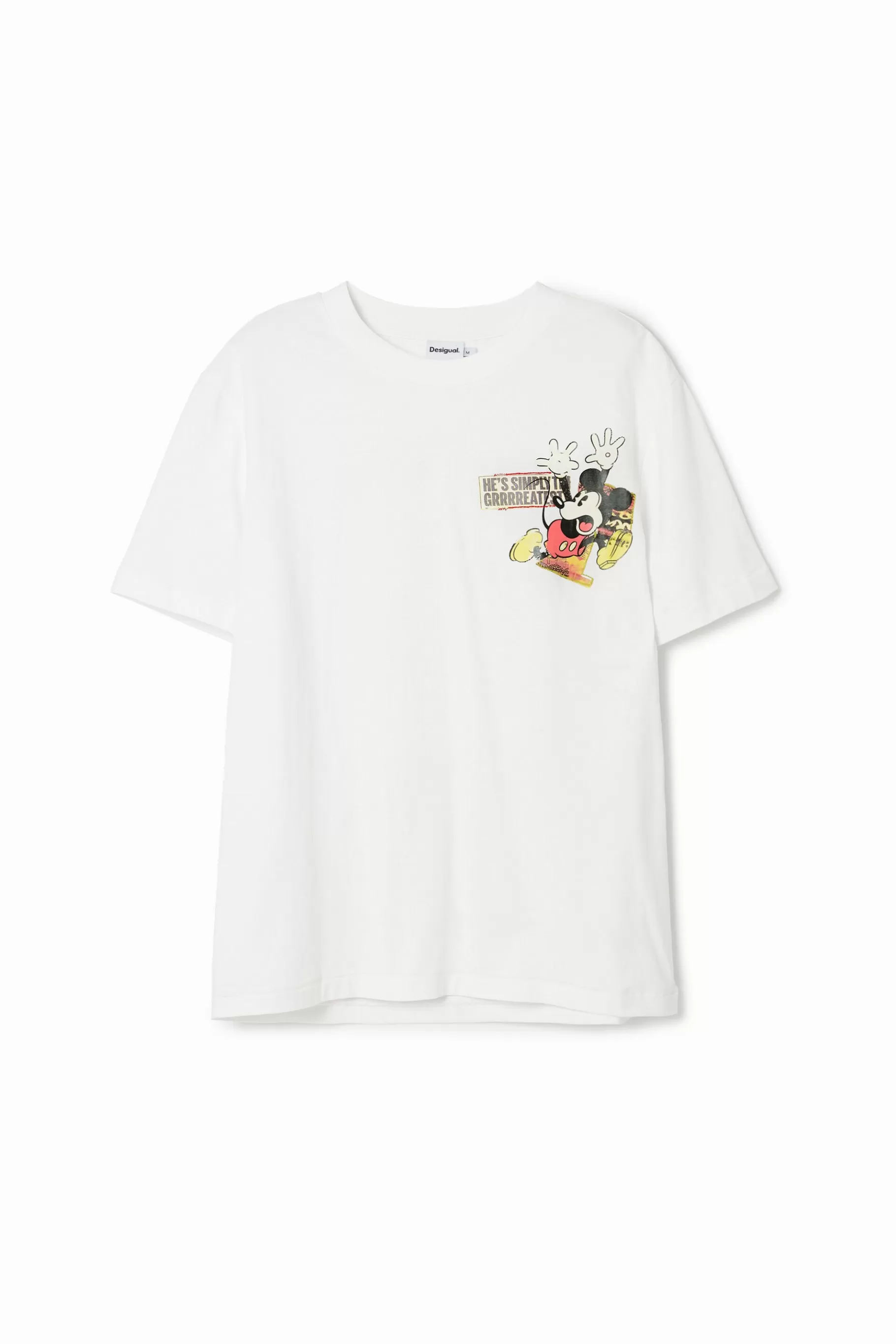 Desigual Camiseta de manga corta Mickey Mouse y frase*Hombre Camisetas