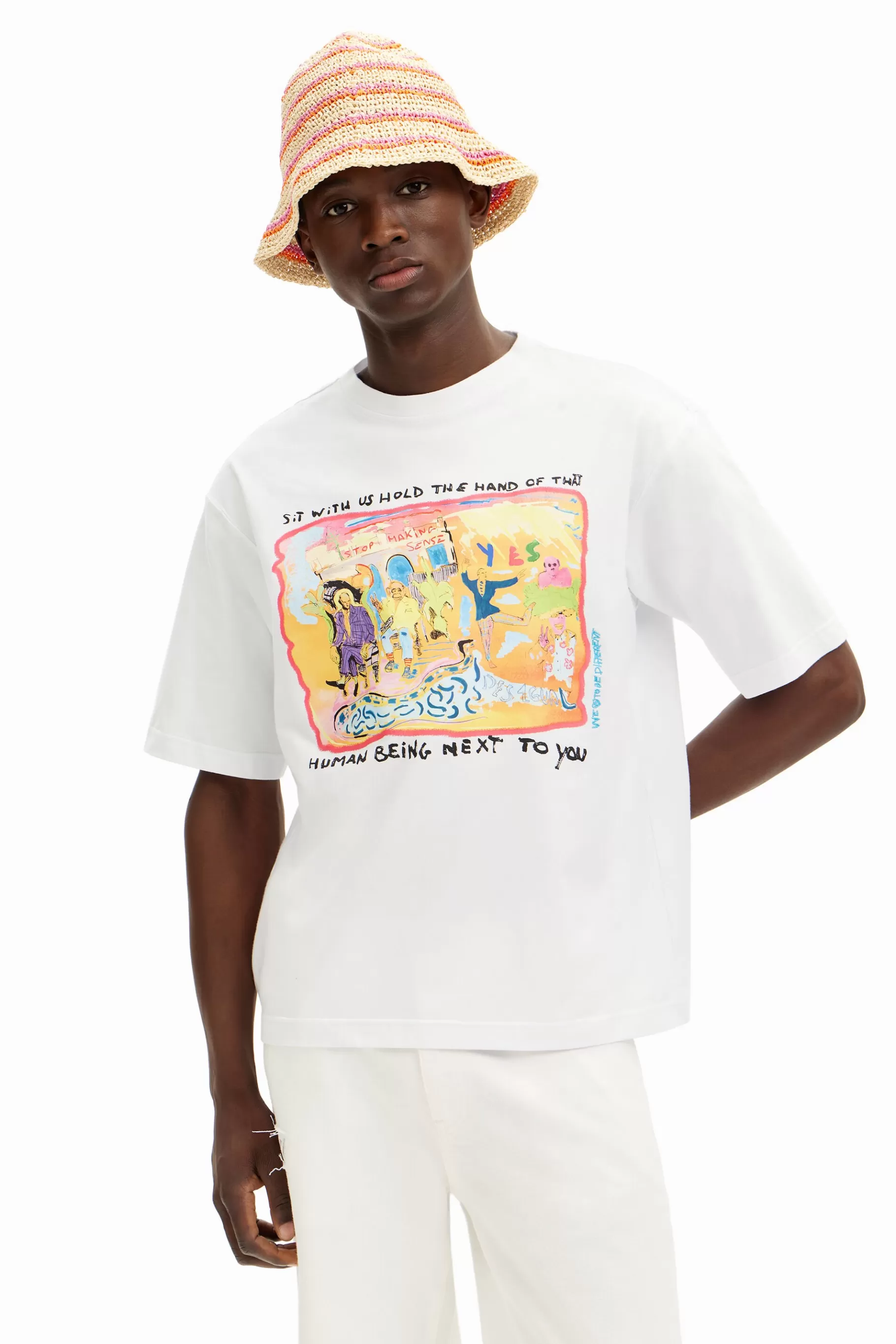 Desigual Camiseta de punto fauv*Hombre Camisetas