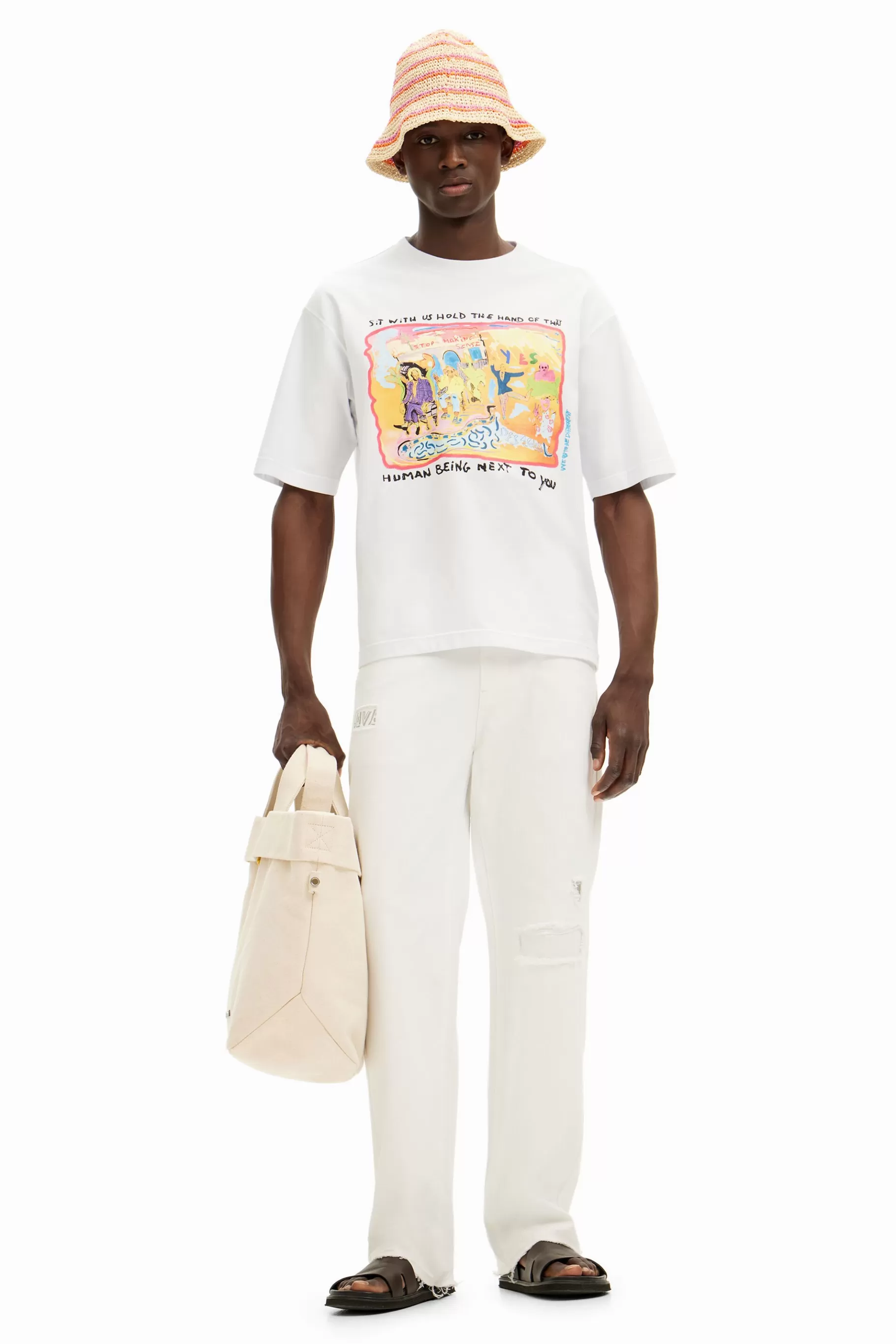 Desigual Camiseta de punto fauv*Hombre Camisetas