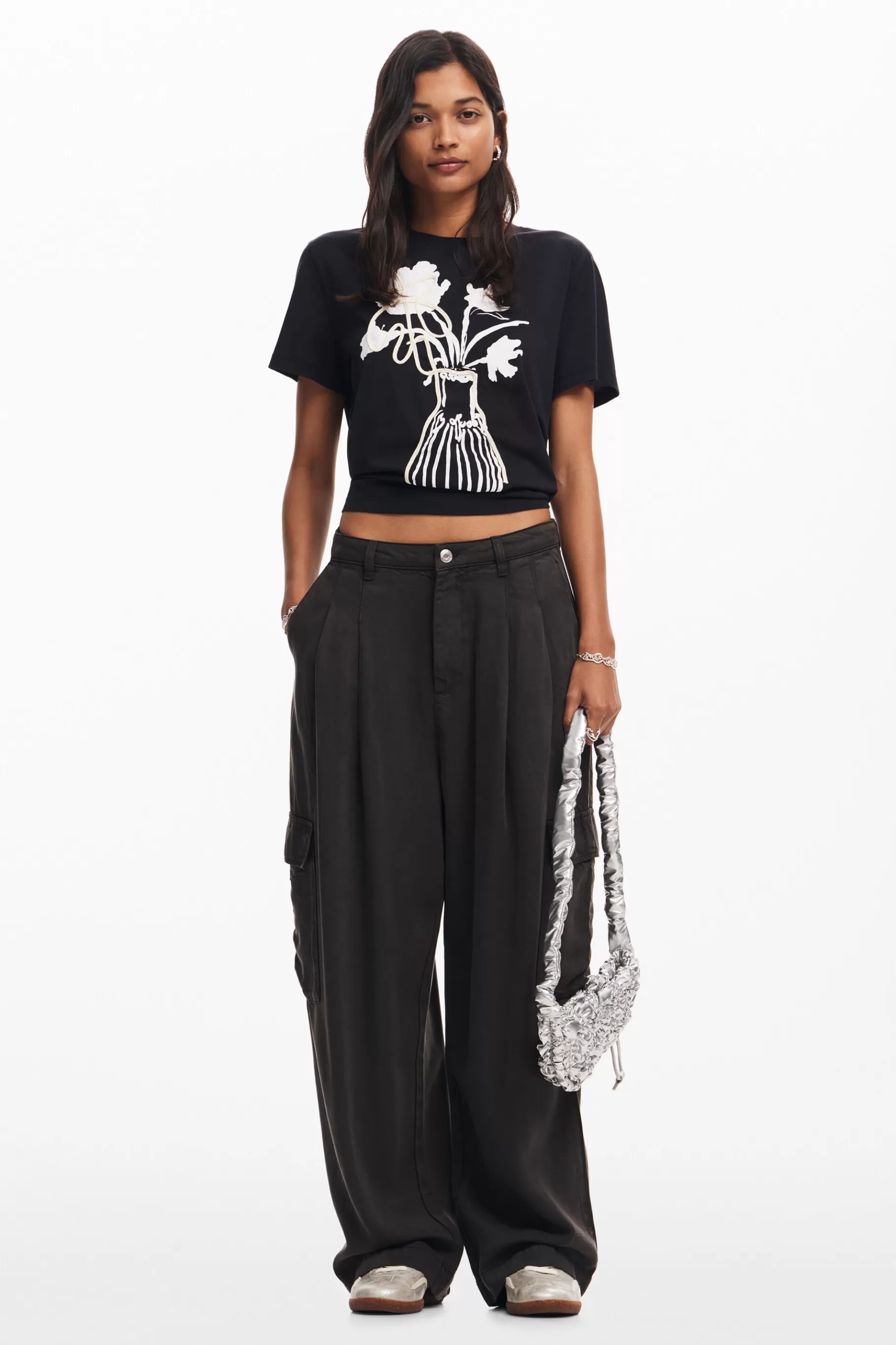 Desigual Camiseta lisa jarrón*Mujer Camisas Y Blusas | Camisetas