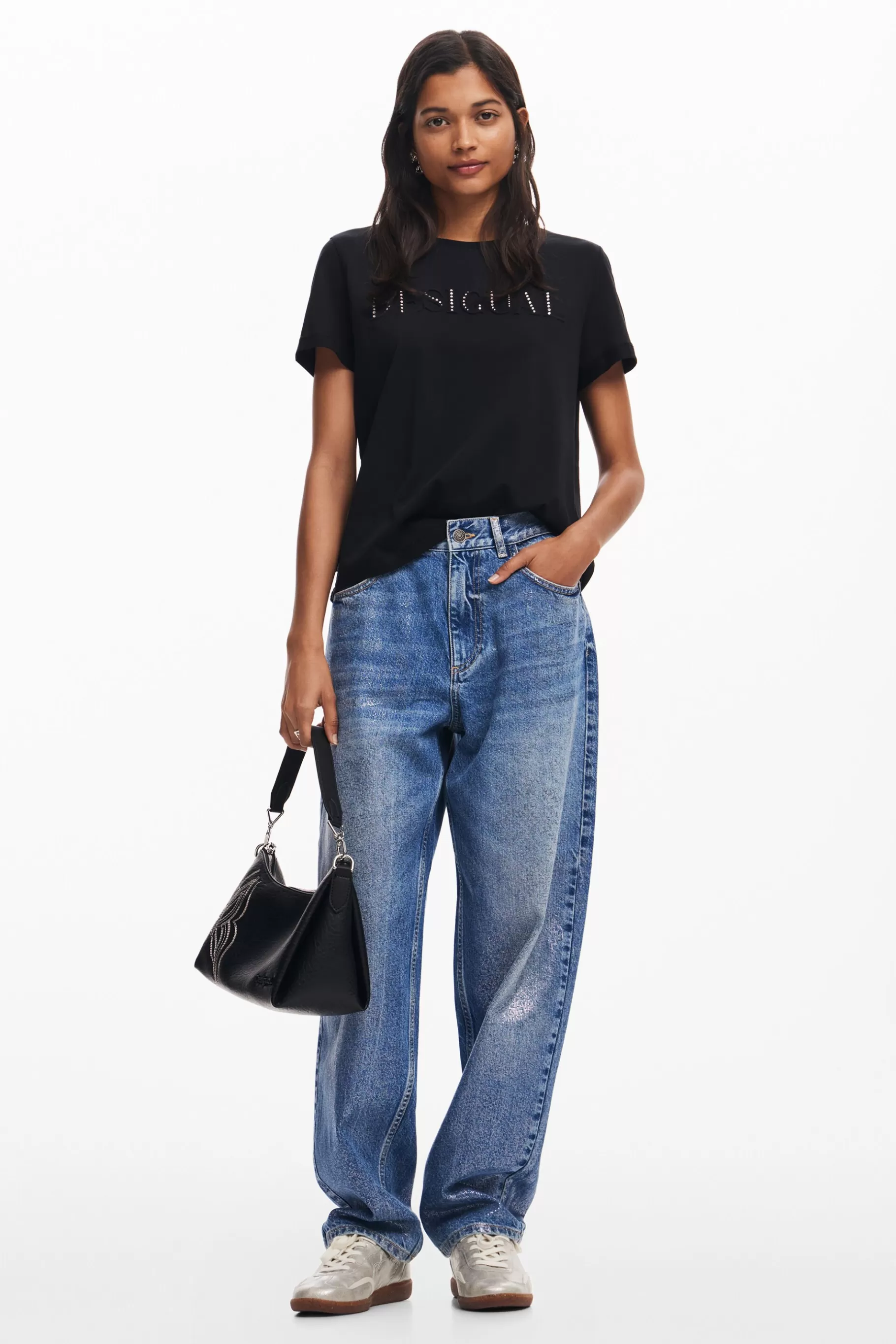 Desigual Camiseta logotipo*Mujer Camisas Y Blusas | Camisetas