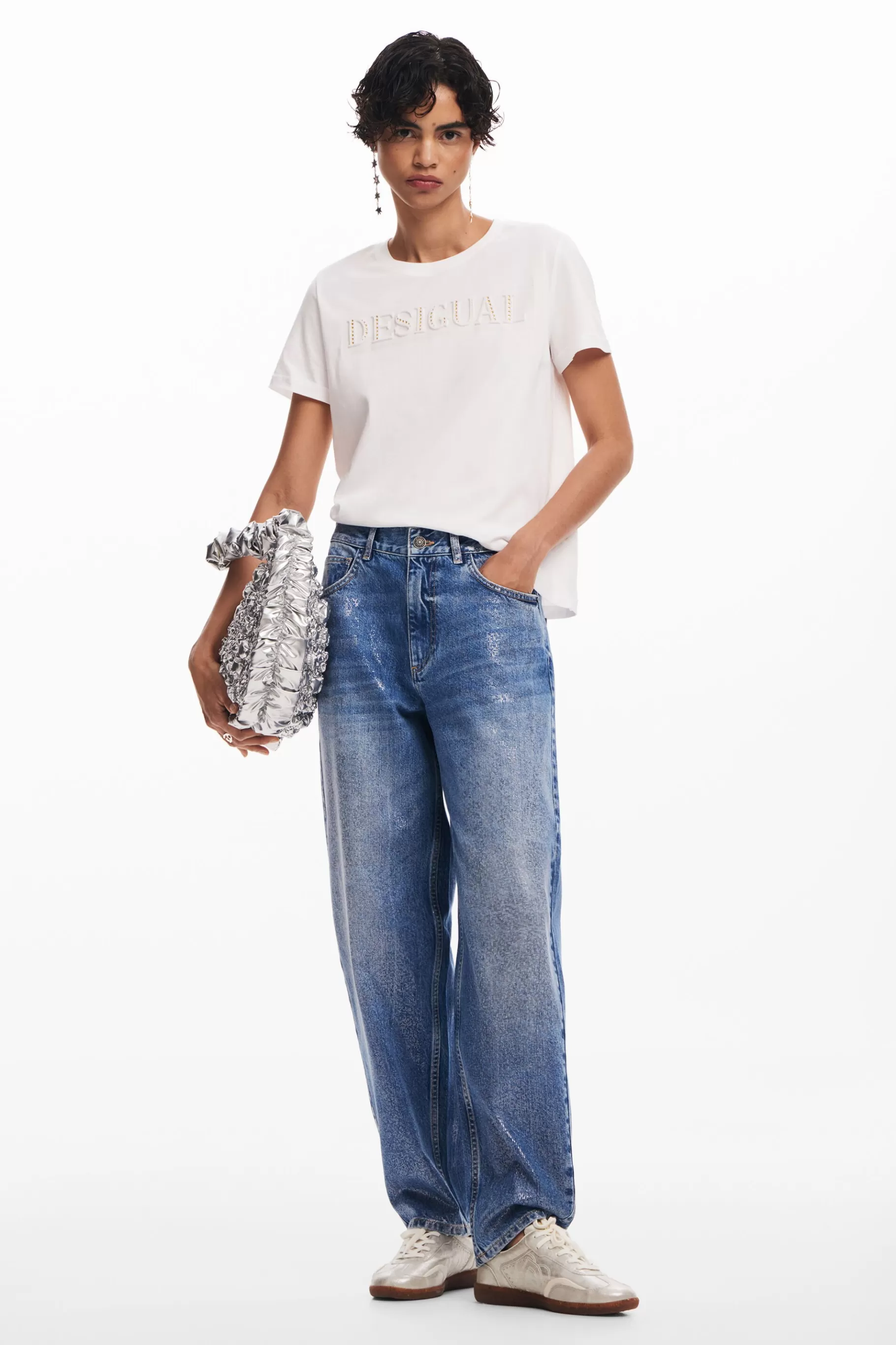 Desigual Camiseta logotipo*Mujer Camisas Y Blusas | Camisetas