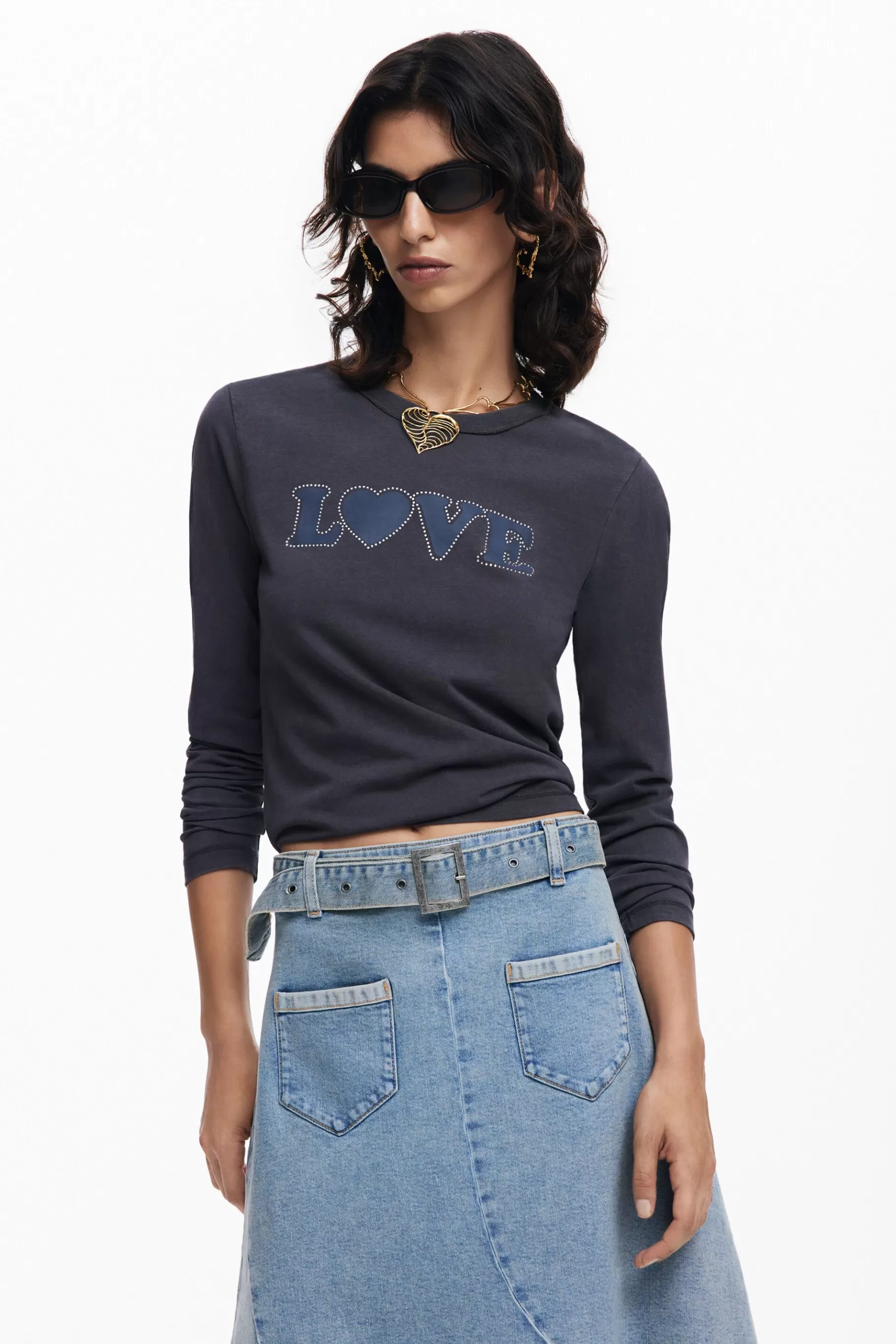 Desigual Camiseta love*Mujer Camisas Y Blusas | Camisetas