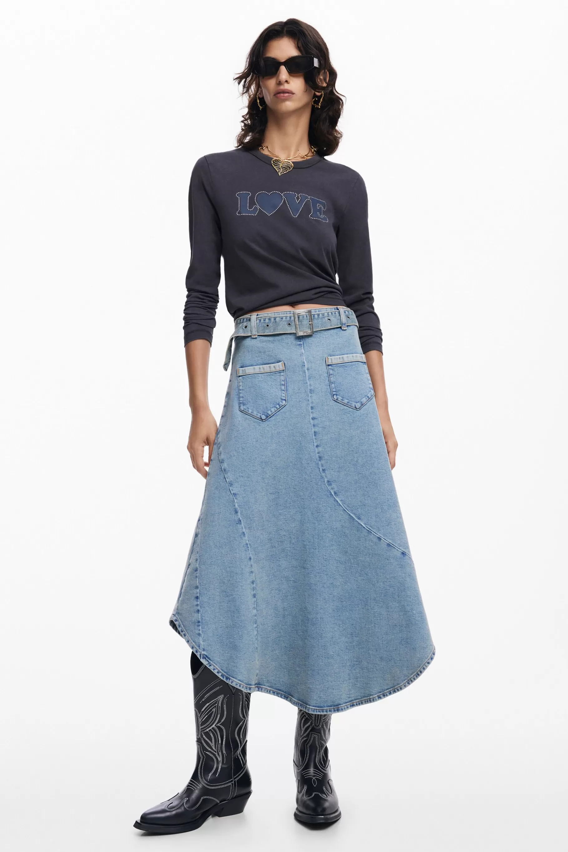 Desigual Camiseta love*Mujer Camisas Y Blusas | Camisetas