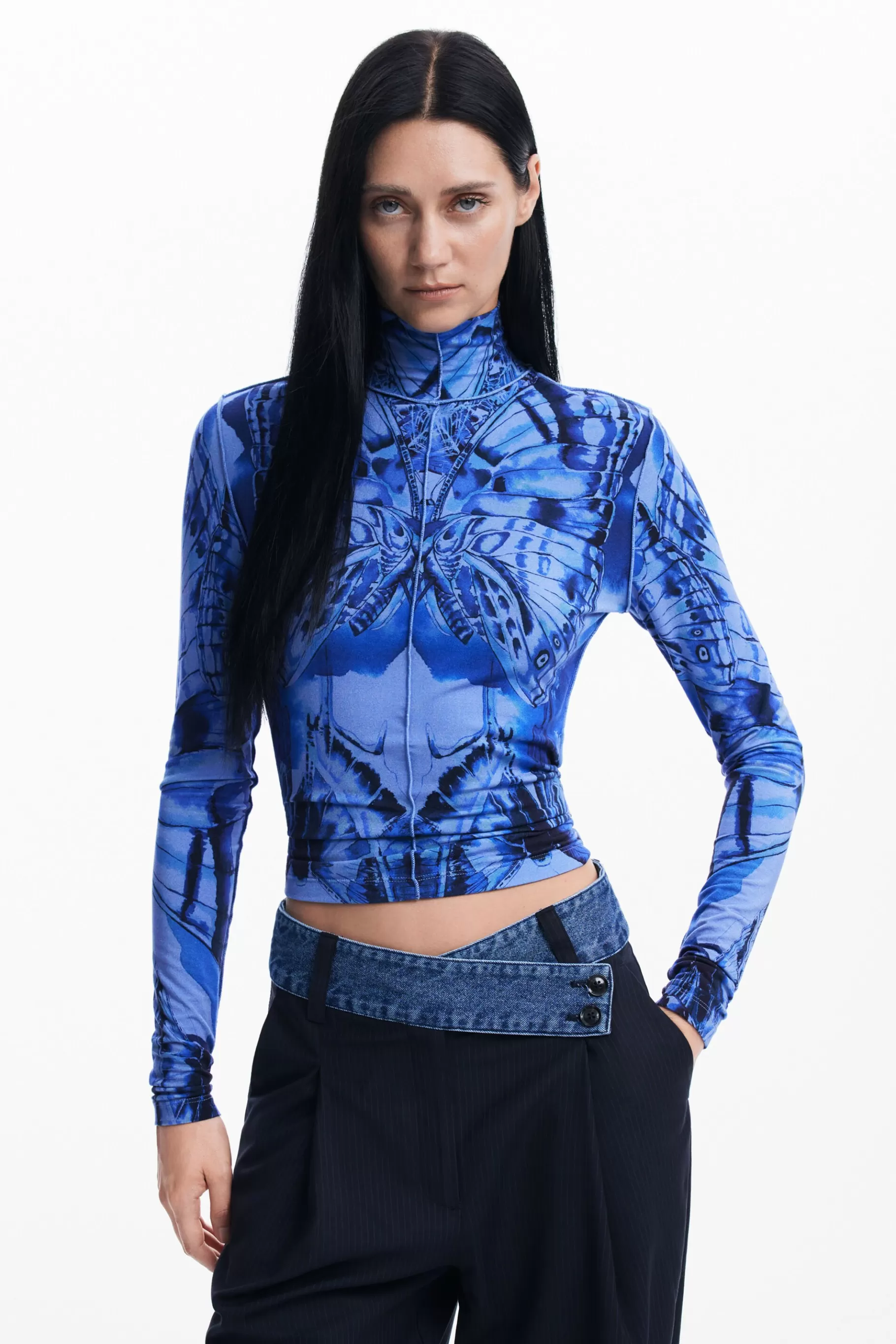 Desigual Camiseta mariposa*Mujer Camisas Y Blusas | Camisetas