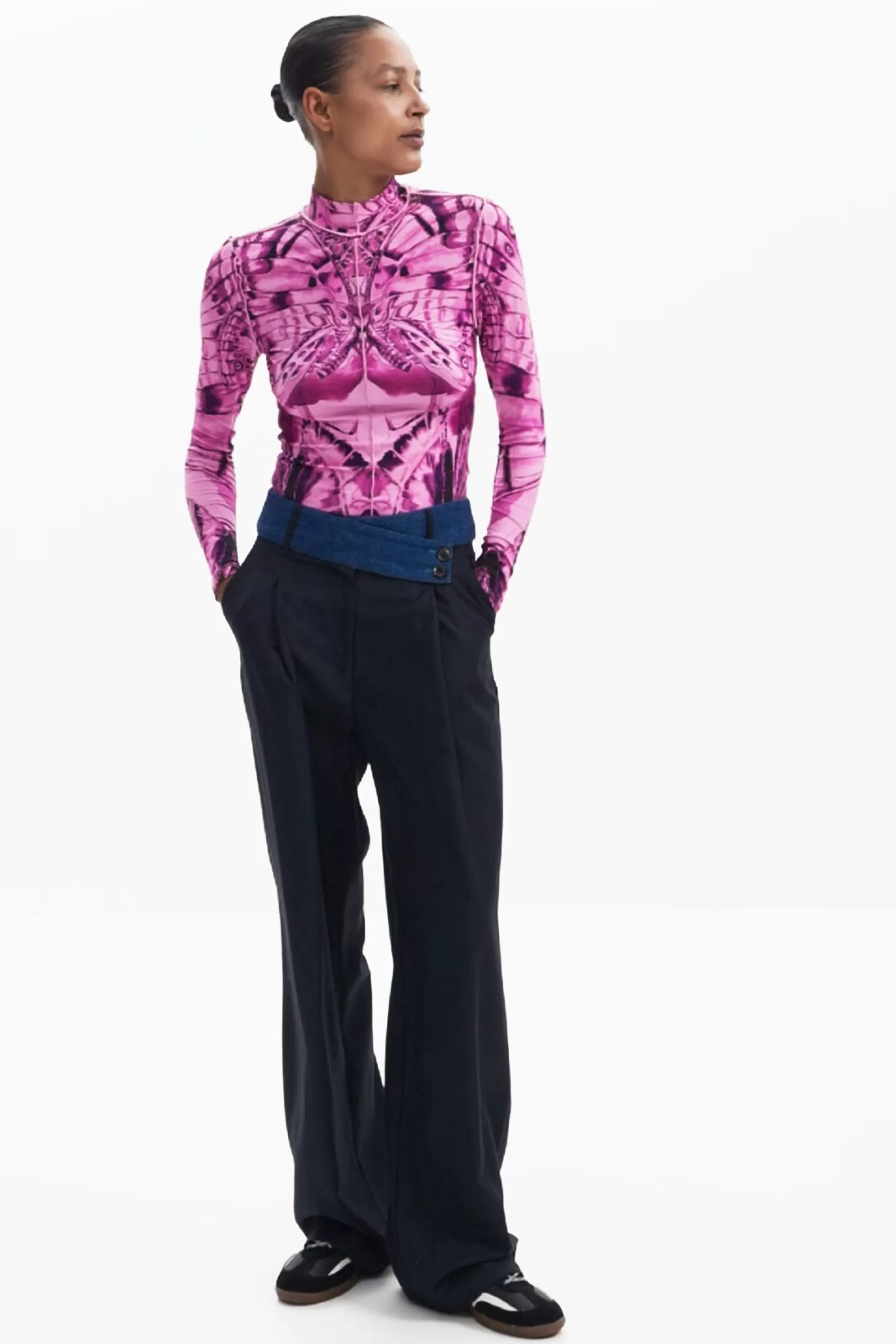 Desigual Camiseta mariposa*Mujer Camisas Y Blusas | Camisetas