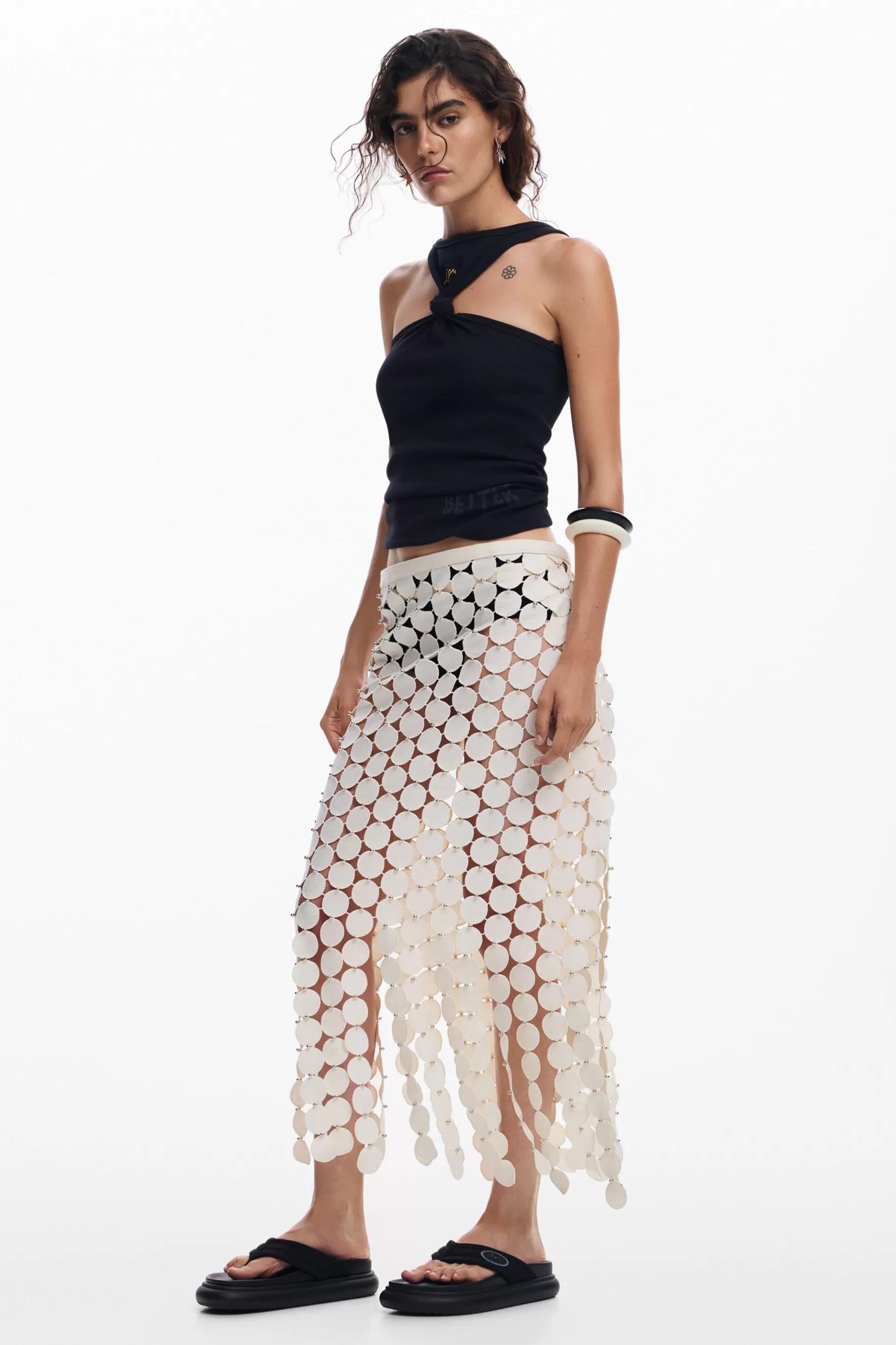 Desigual Camiseta nudo*Mujer Camisas Y Blusas | Camisetas