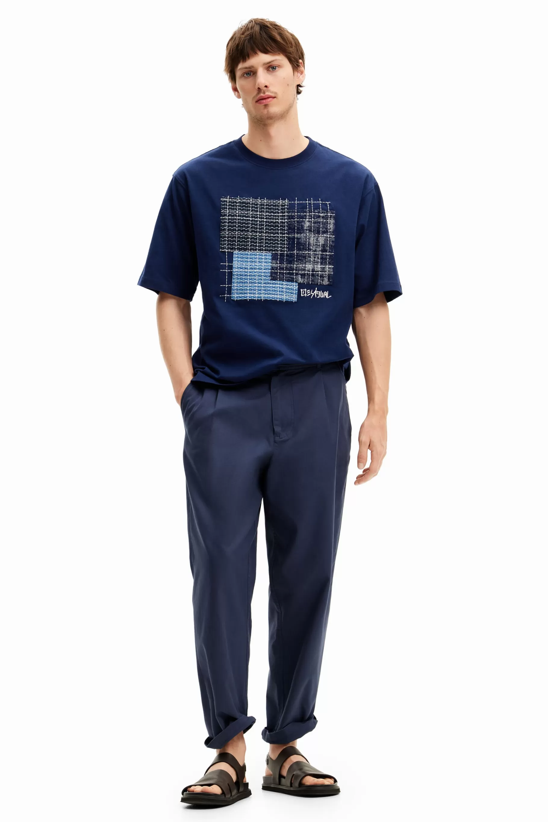 Desigual Camiseta patch central*Hombre Camisetas