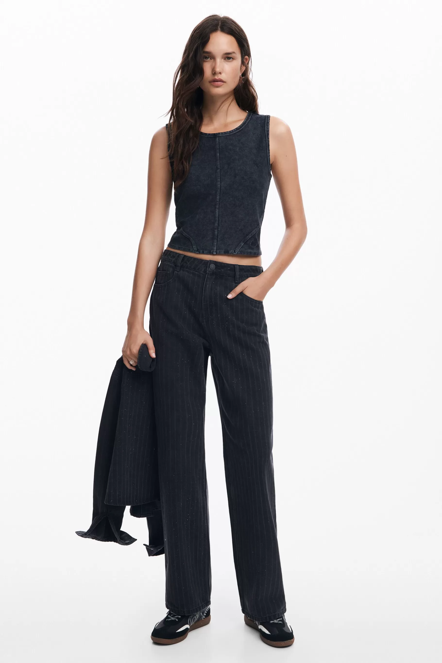 Desigual Camiseta punto efecto lavado*Mujer Ropa De Punto | Camisas Y Blusas