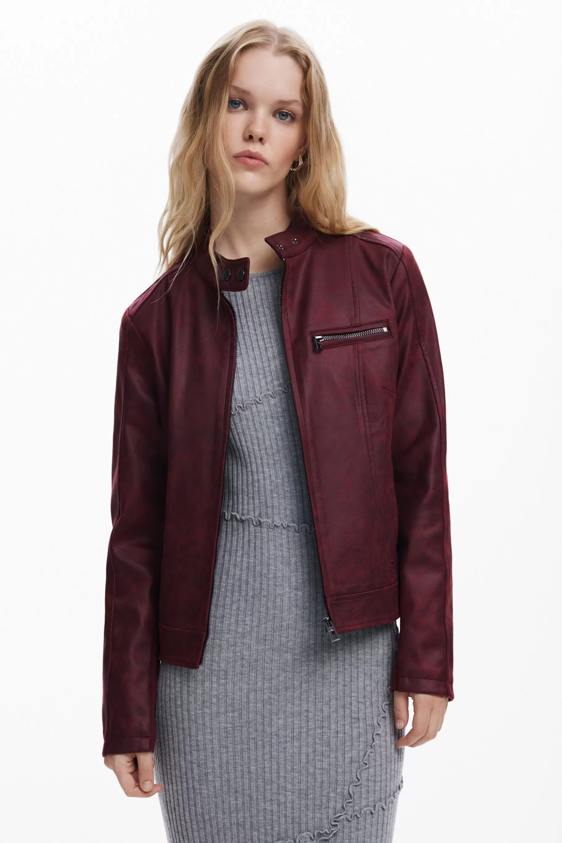 Desigual Cazadora biker*Mujer Abrigos Y Chaquetas