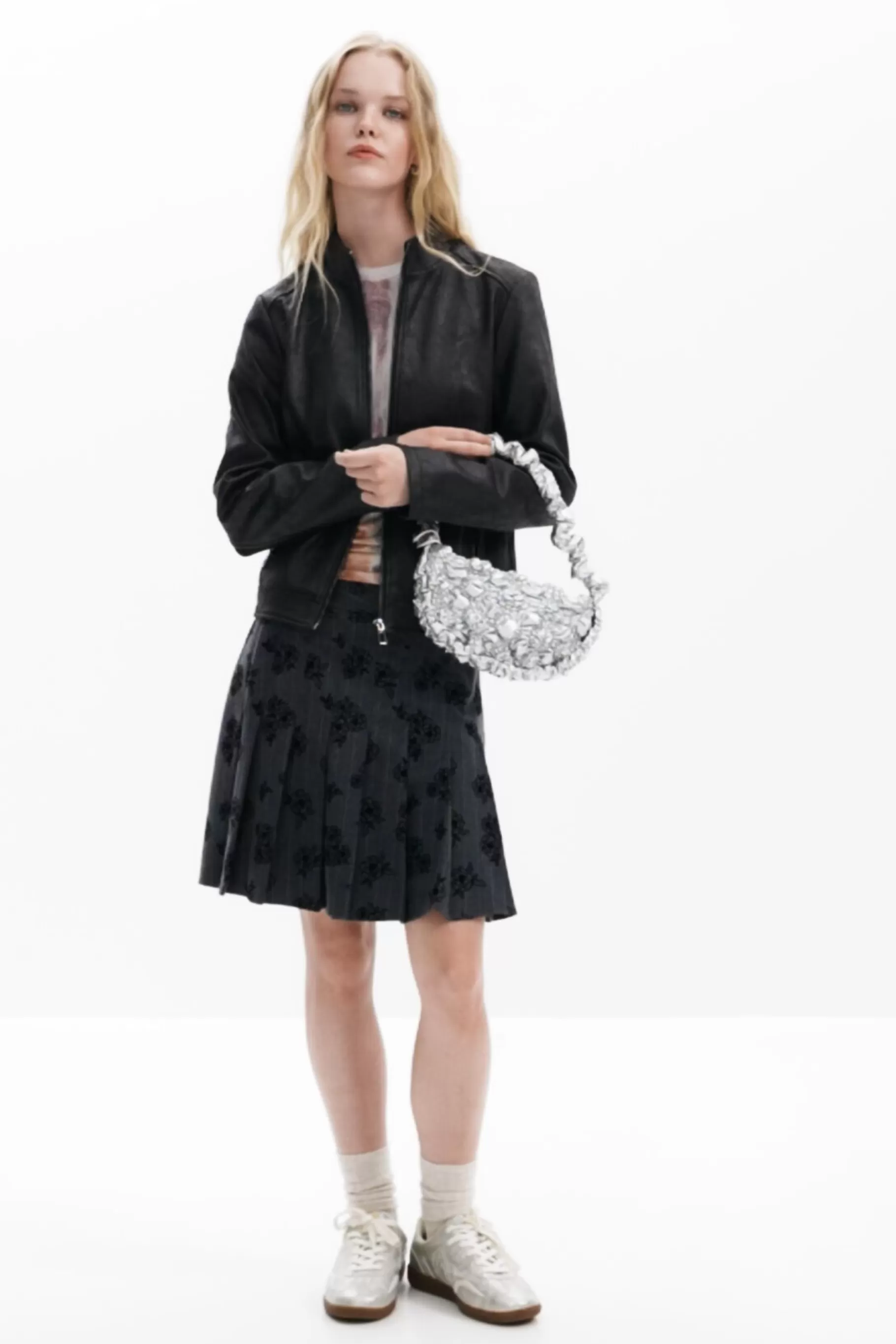 Desigual Cazadora biker slim*Mujer Abrigos Y Chaquetas