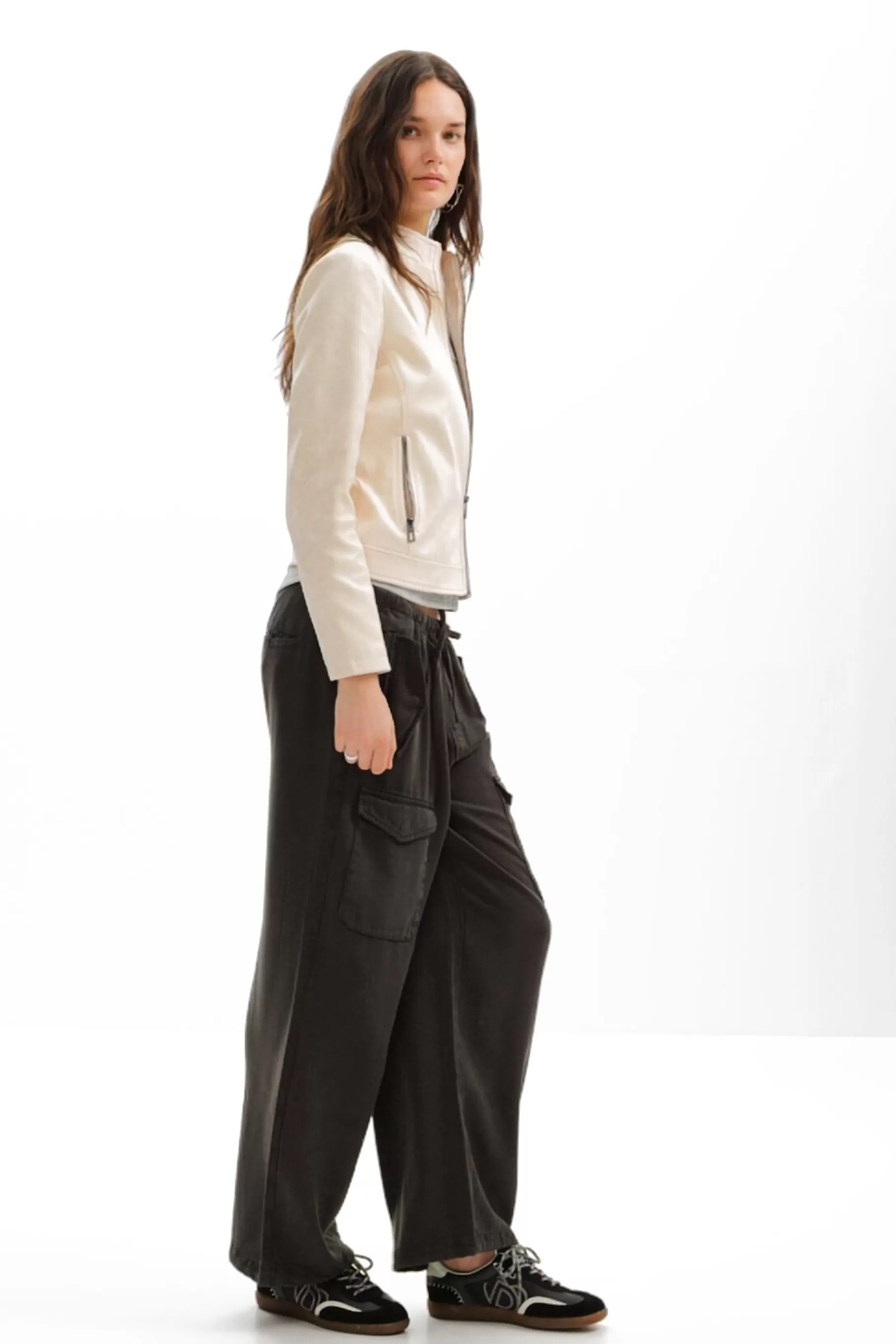 Desigual Cazadora biker slim*Mujer Abrigos Y Chaquetas