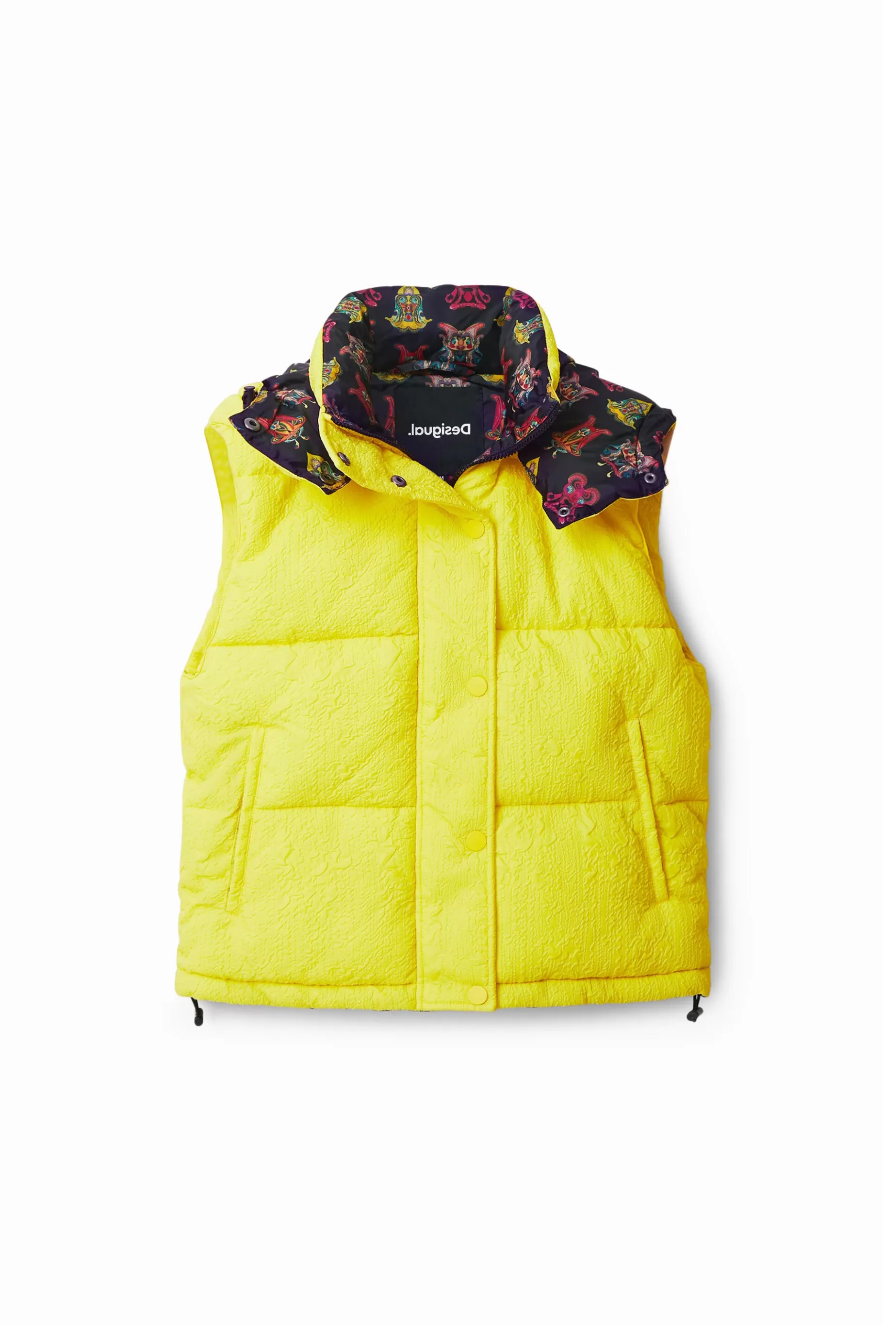 Desigual Chaleco corto M. Christian Lacroix*Mujer Abrigos Y Chaquetas