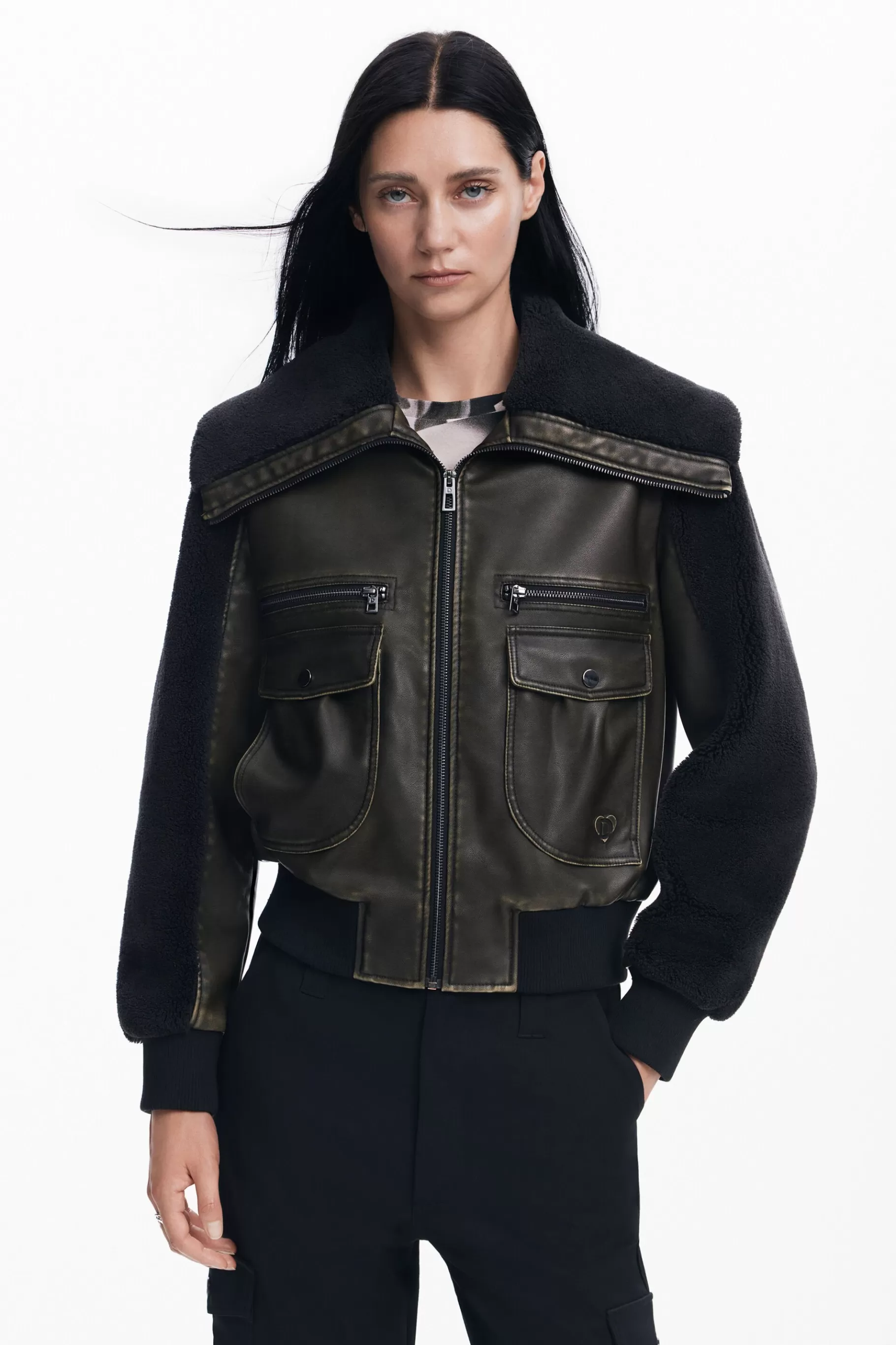 Desigual Chaqueta aviador*Mujer Abrigos Y Chaquetas