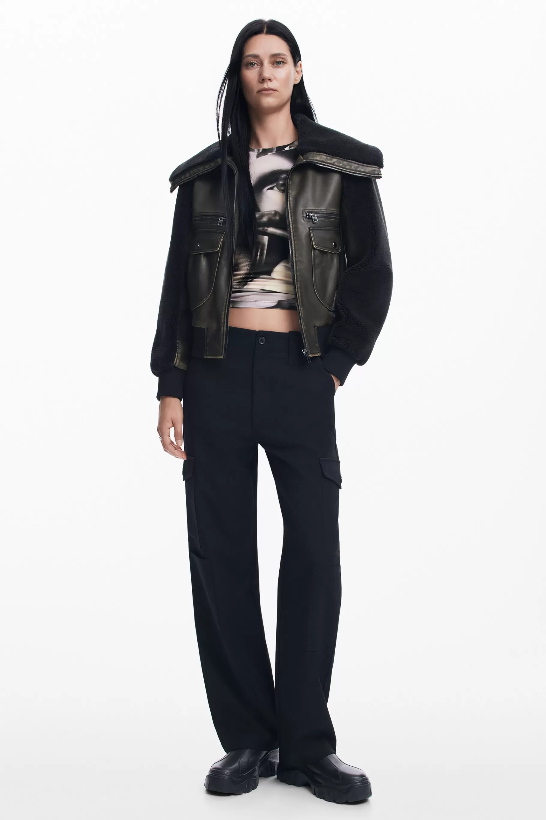 Desigual Chaqueta aviador*Mujer Abrigos Y Chaquetas