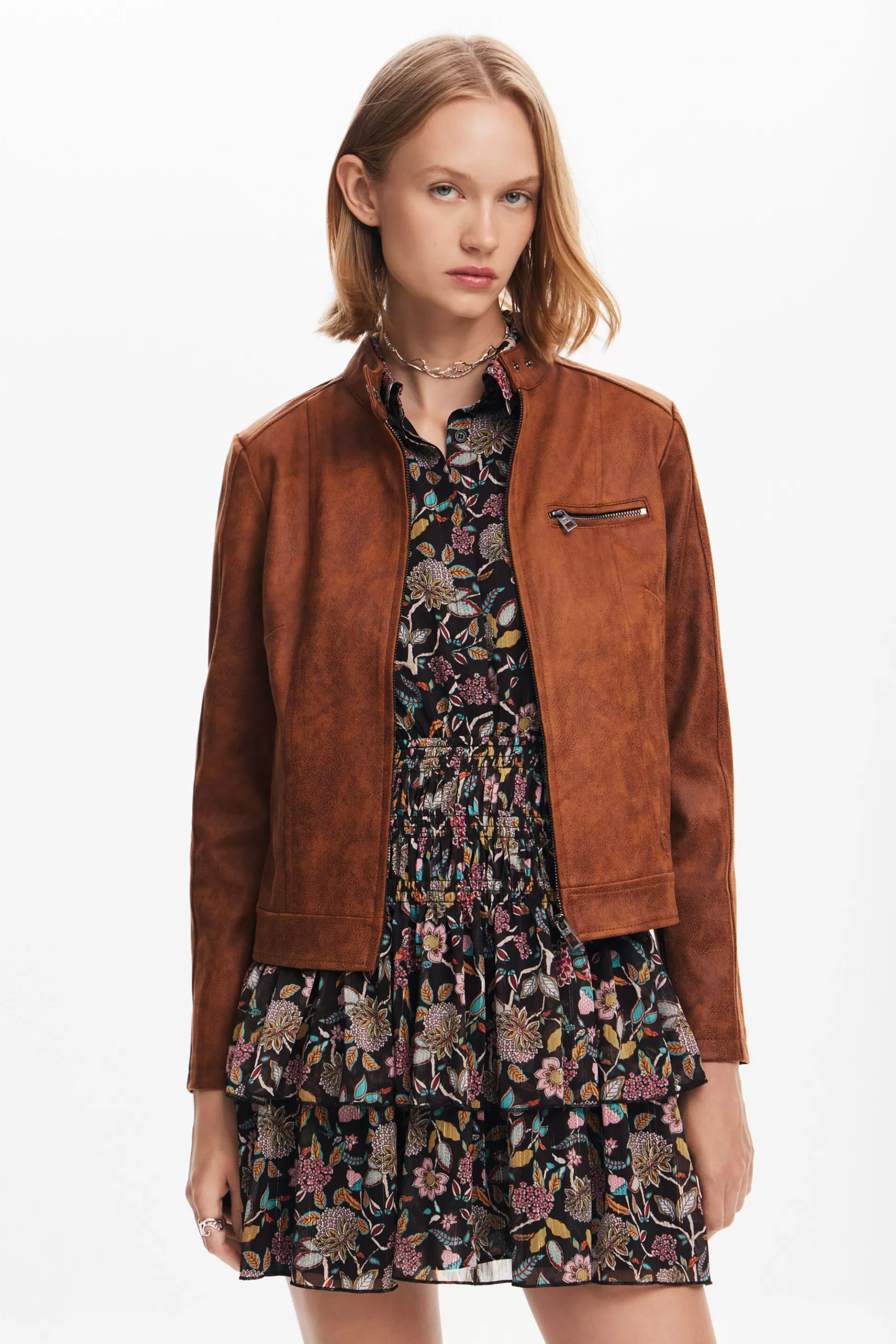 Desigual Chaqueta biker regular*Mujer Abrigos Y Chaquetas