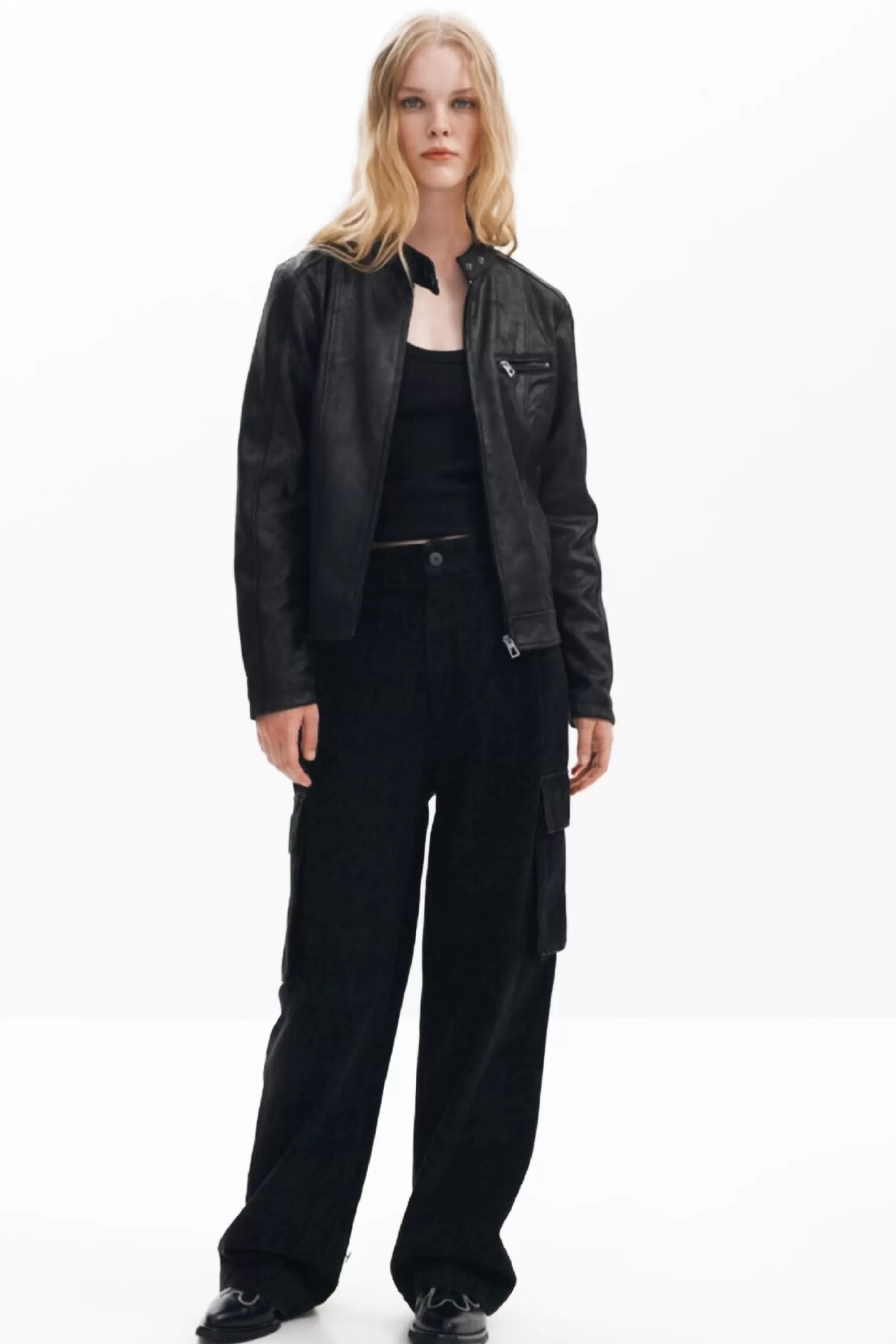 Desigual Chaqueta biker regular*Mujer Abrigos Y Chaquetas