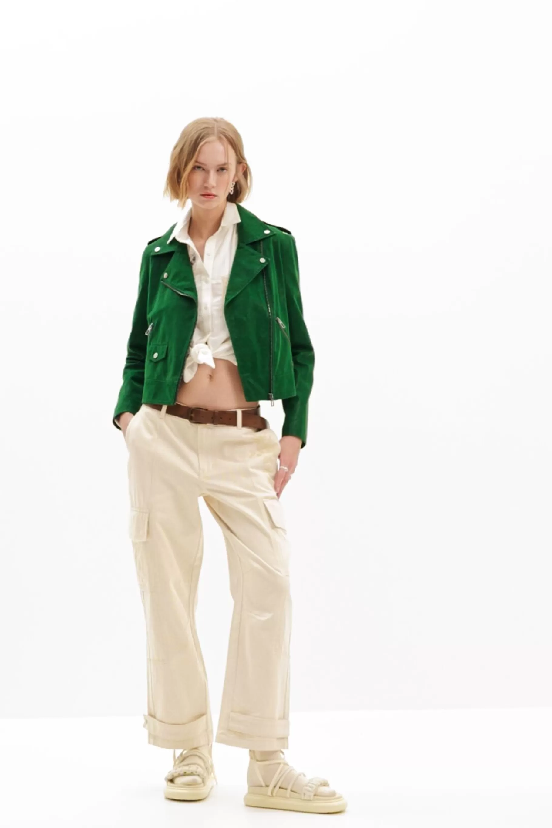 Desigual Chaqueta biker textura*Mujer Abrigos Y Chaquetas