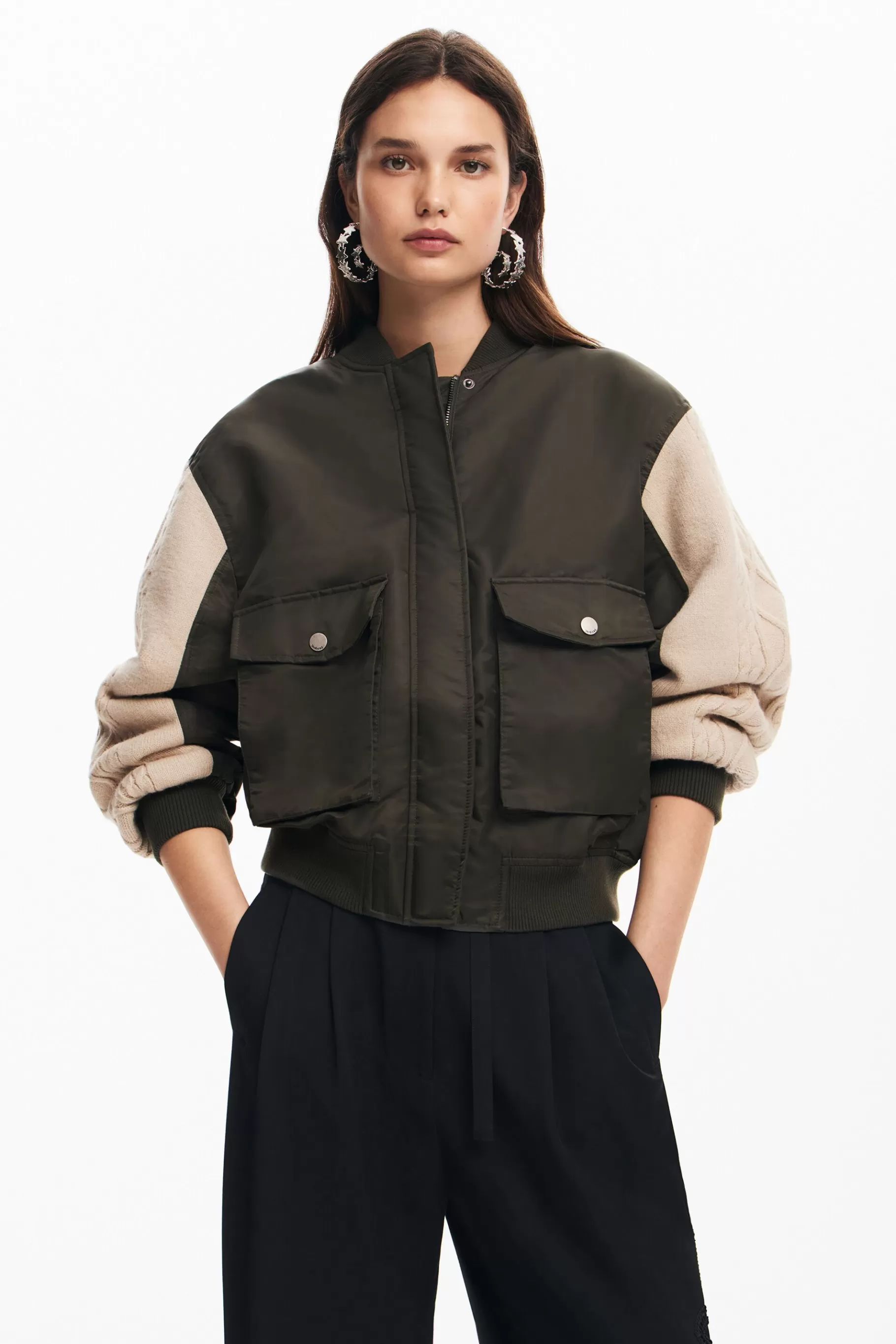 Desigual Chaqueta bomber*Mujer Ropa De Punto | Abrigos Y Chaquetas