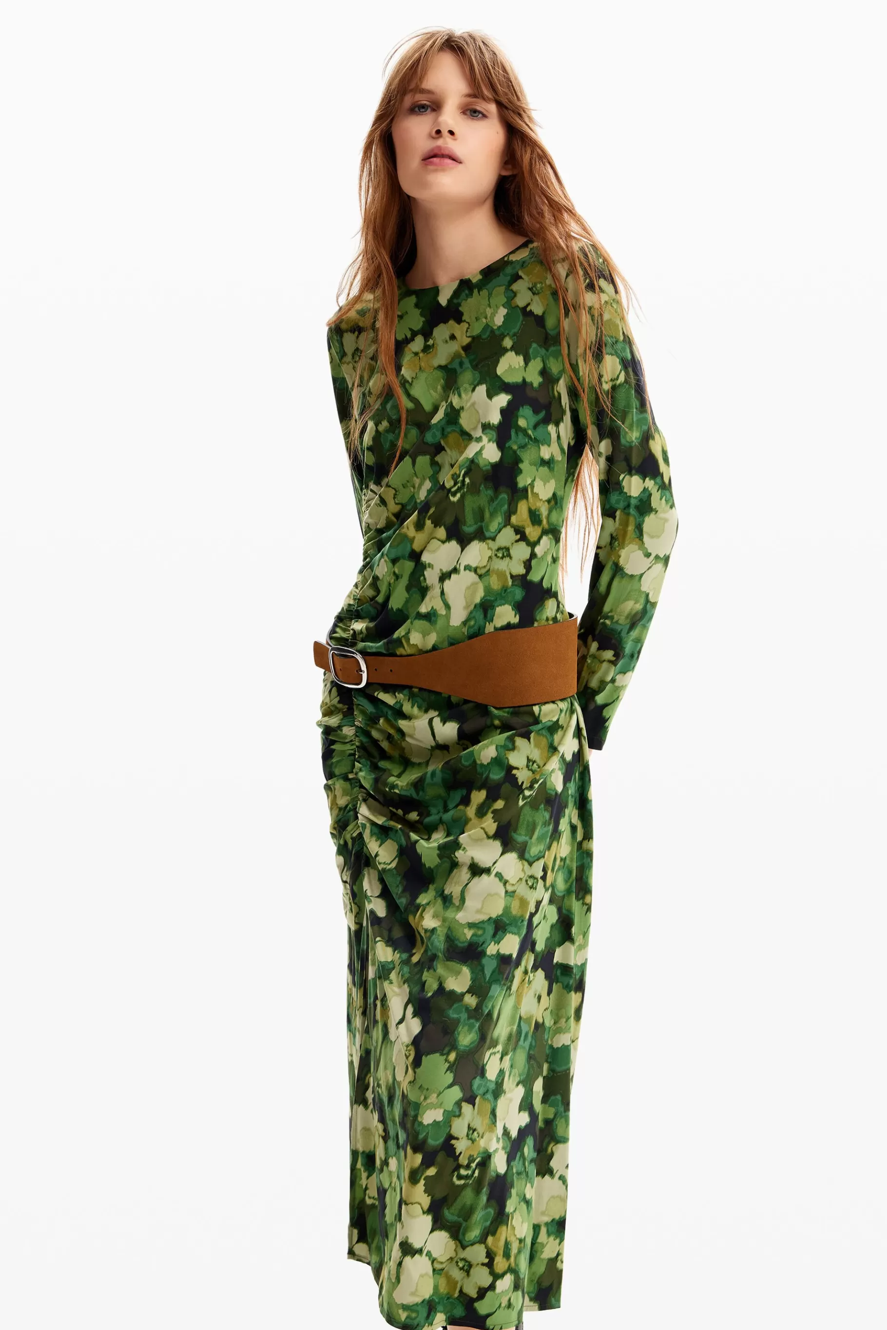 Desigual Cinturón piel serraje*Mujer Cinturones