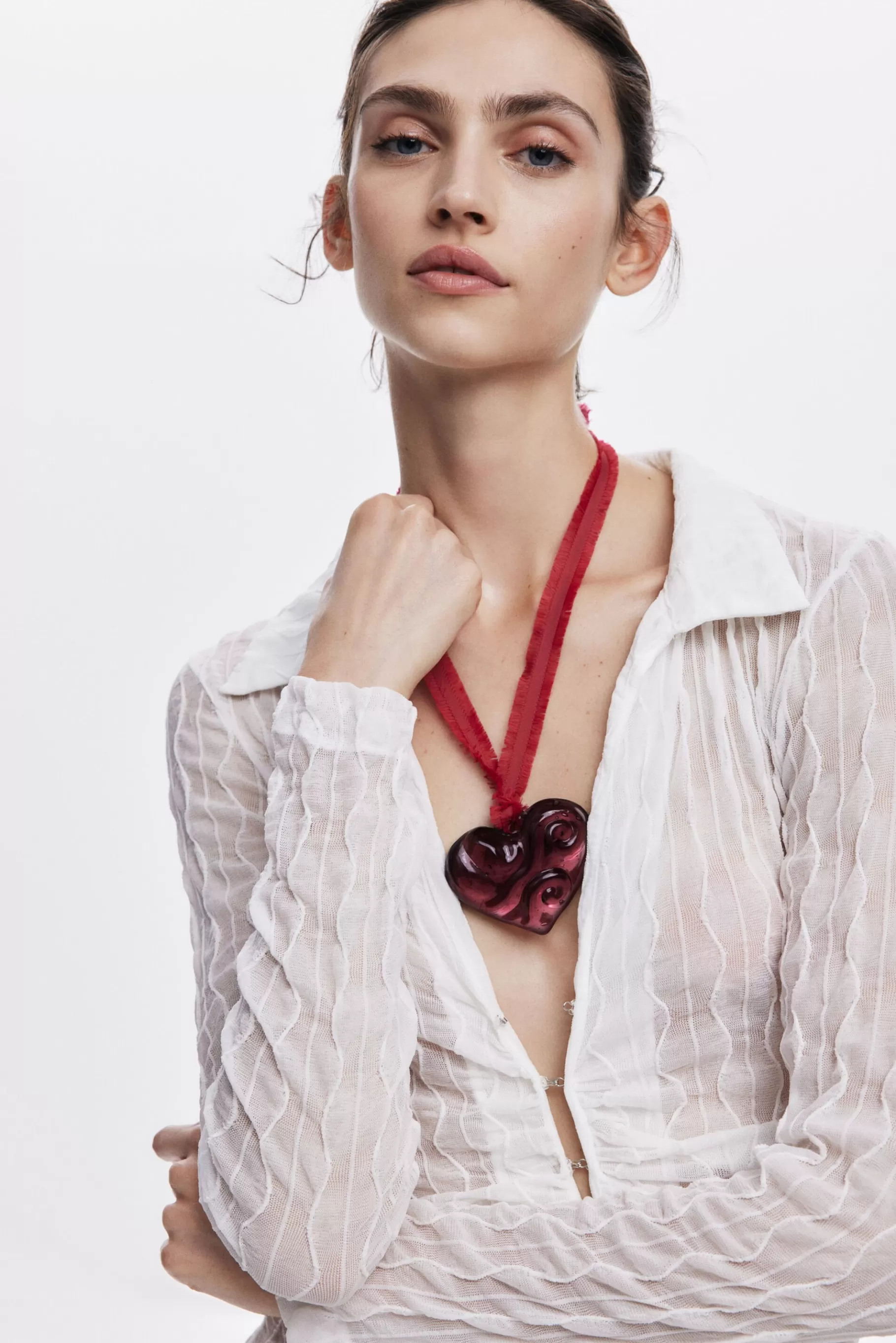 Desigual Colgante corazón cristal grande Zalio*Mujer Joyería