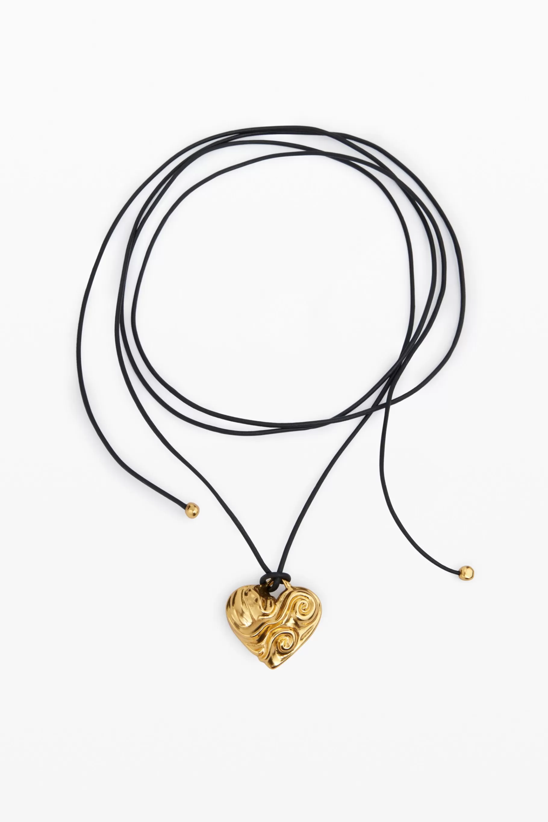 Desigual Colgante corazón cuerda baño oro Zalio*Mujer Joyería