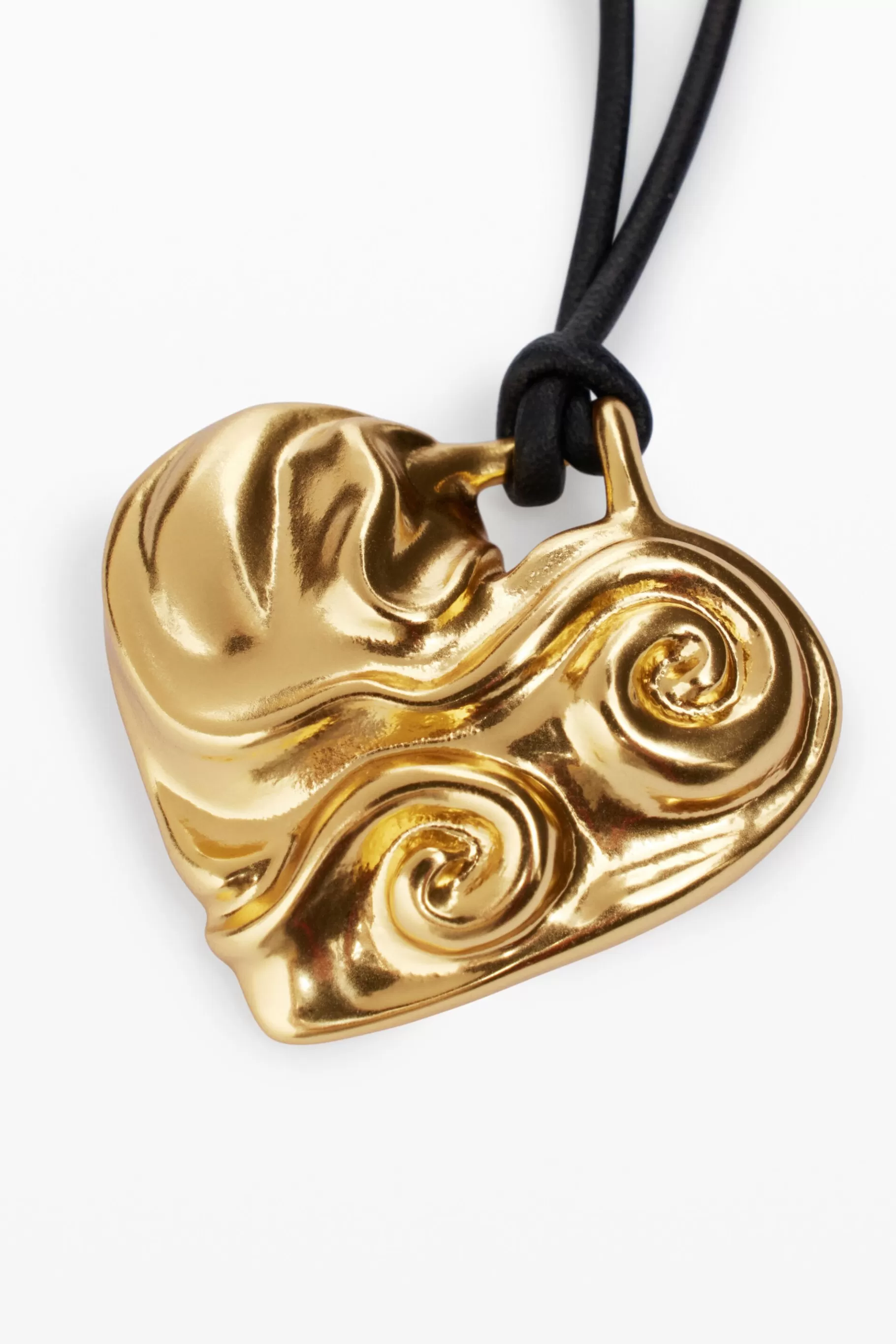 Desigual Colgante corazón cuerda baño oro Zalio*Mujer Joyería