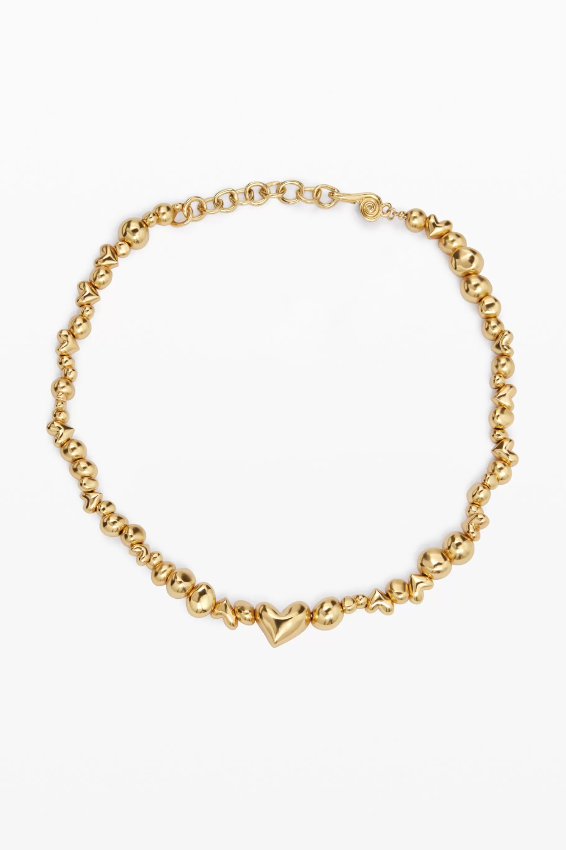 Desigual Colgante corazones baño oro Zalio*Mujer Joyería