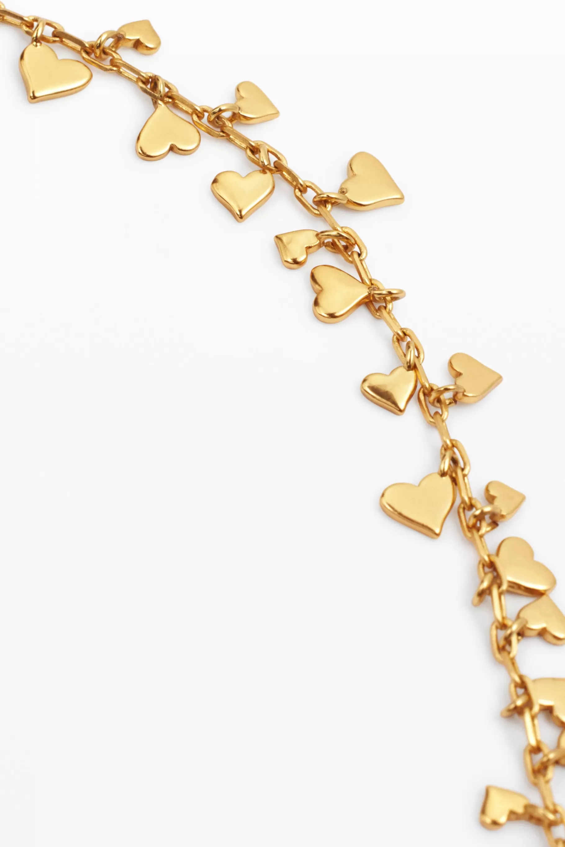 Desigual Colgante multi corazones baño oro Zalio*Mujer Joyería