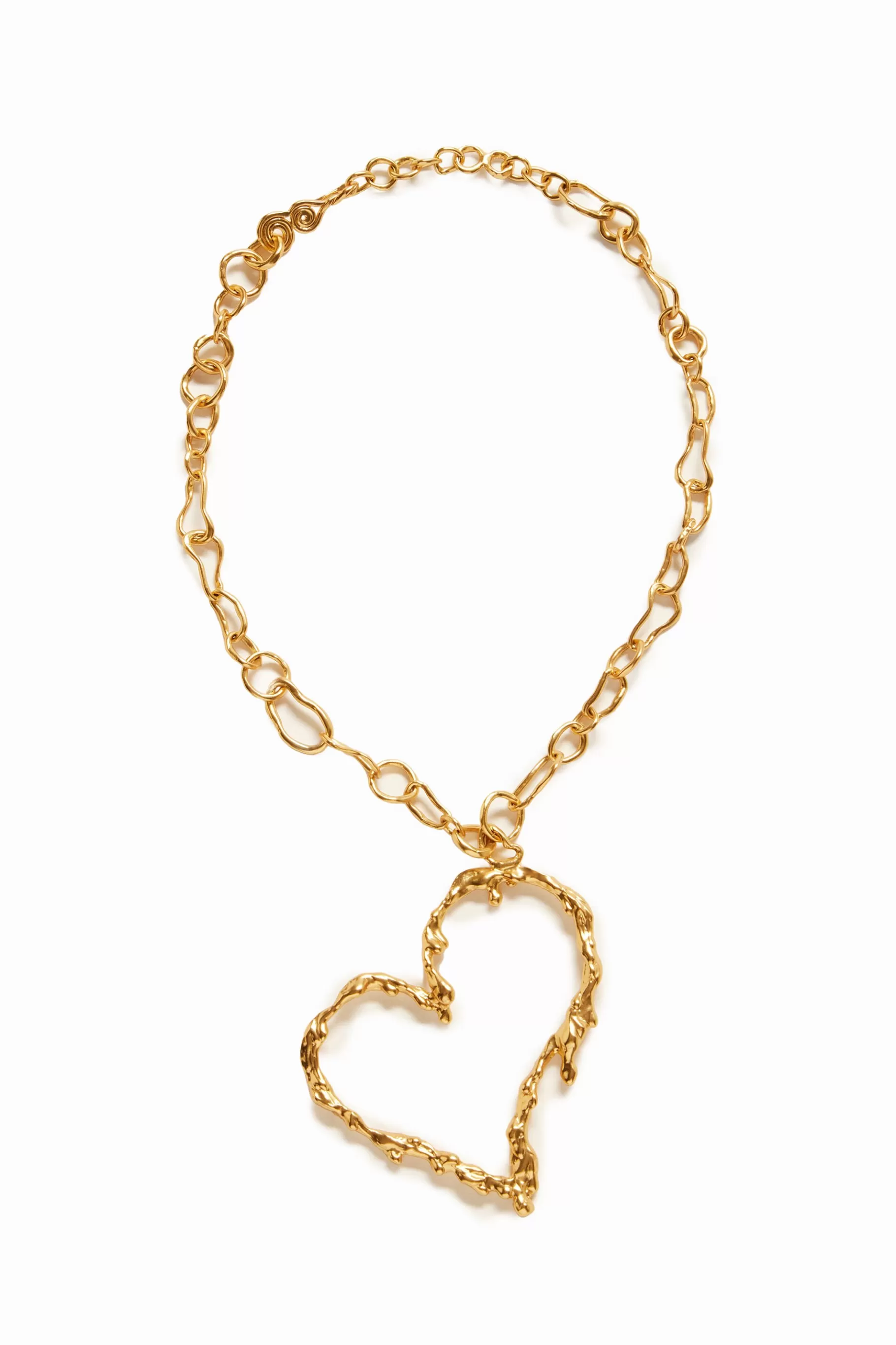 Desigual Collar corazón baño oro Zalio*Mujer Joyería