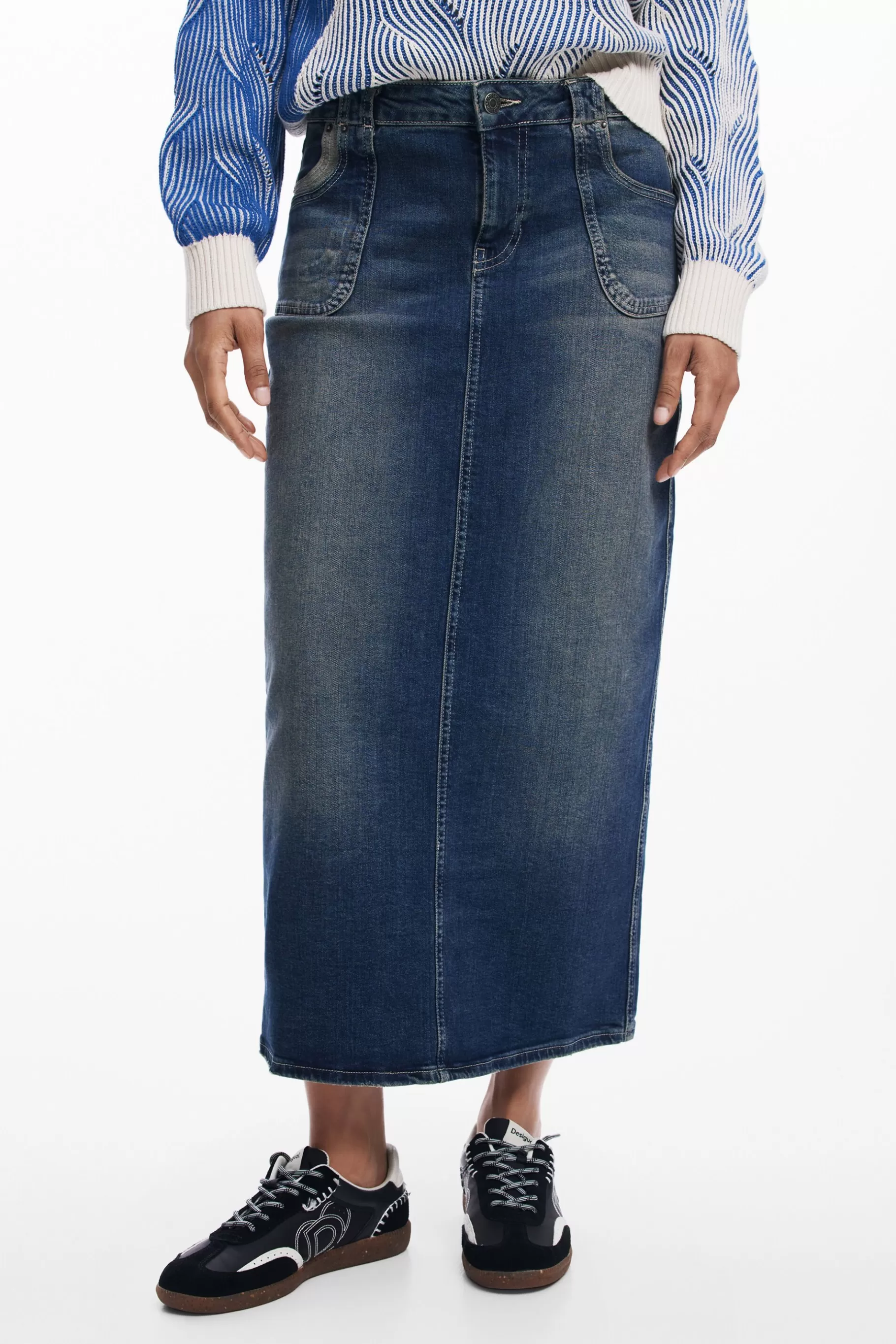 Desigual Falda midi denim*Mujer Faldas Y Shorts